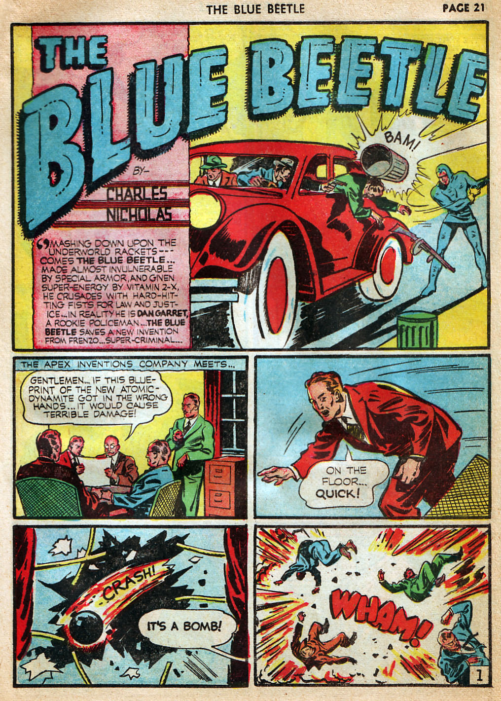 Read online The Blue Beetle comic -  Issue #5 - 22