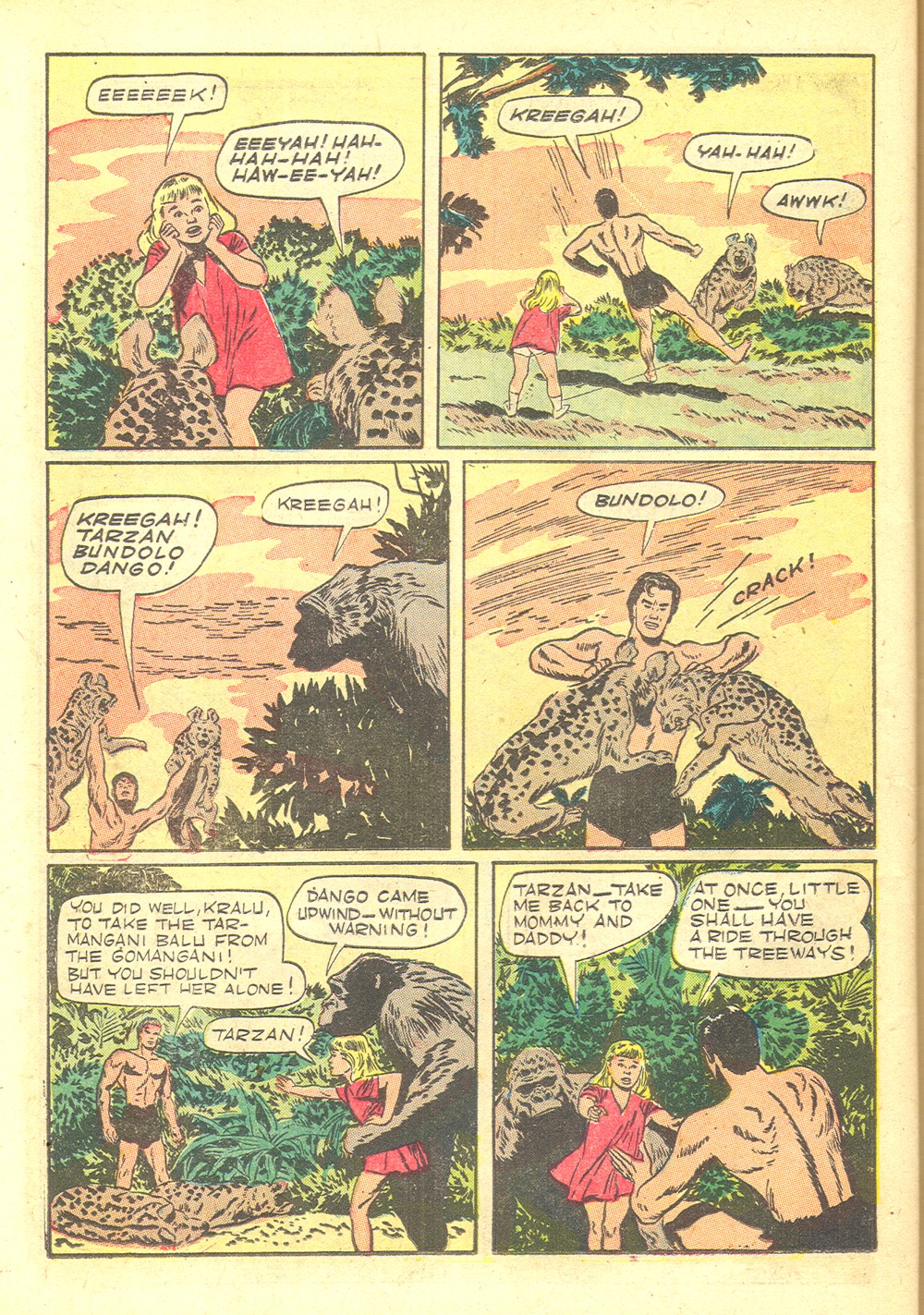 Read online Tarzan (1948) comic -  Issue #23 - 36