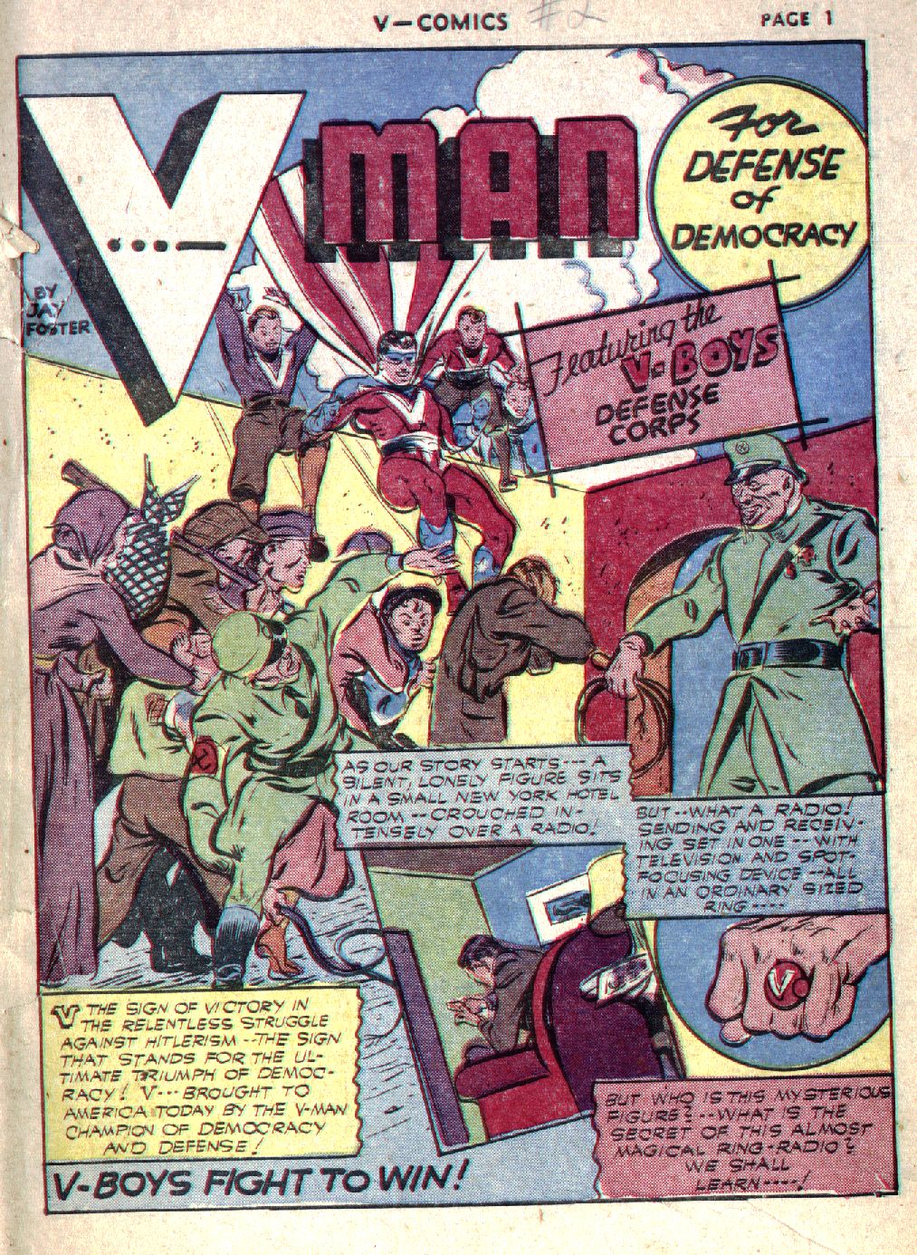 Read online V...- Comics comic -  Issue #1 - 3