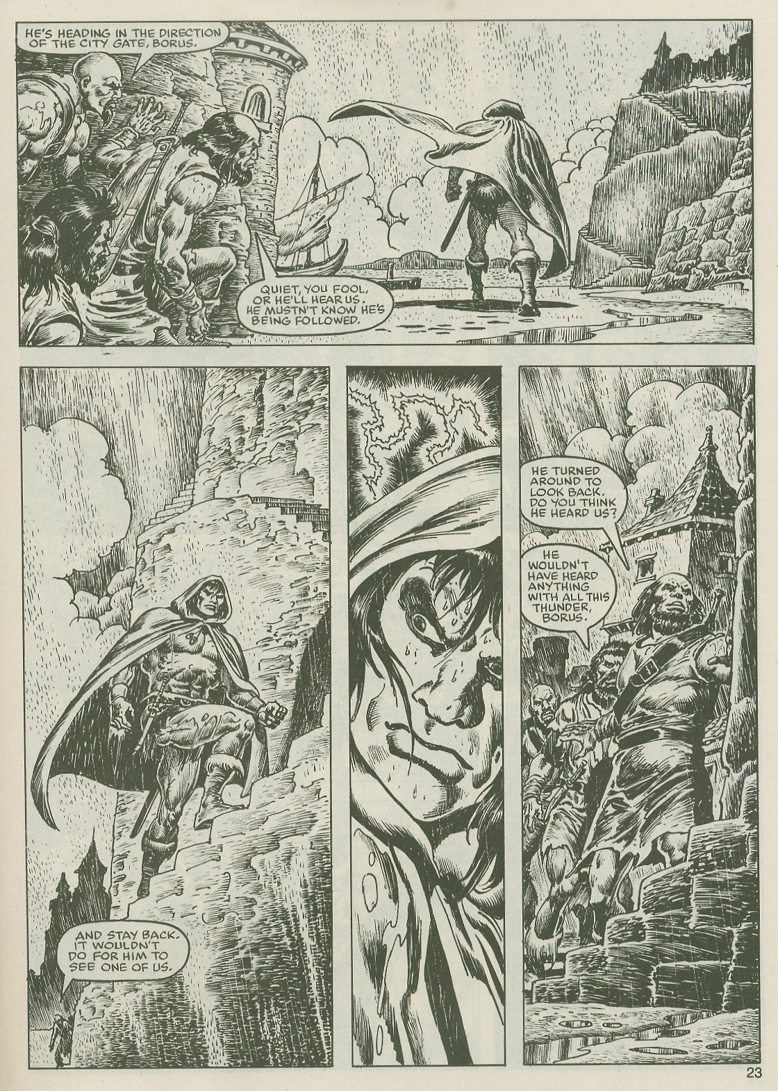 Read online The Savage Sword Of Conan comic -  Issue #122 - 23
