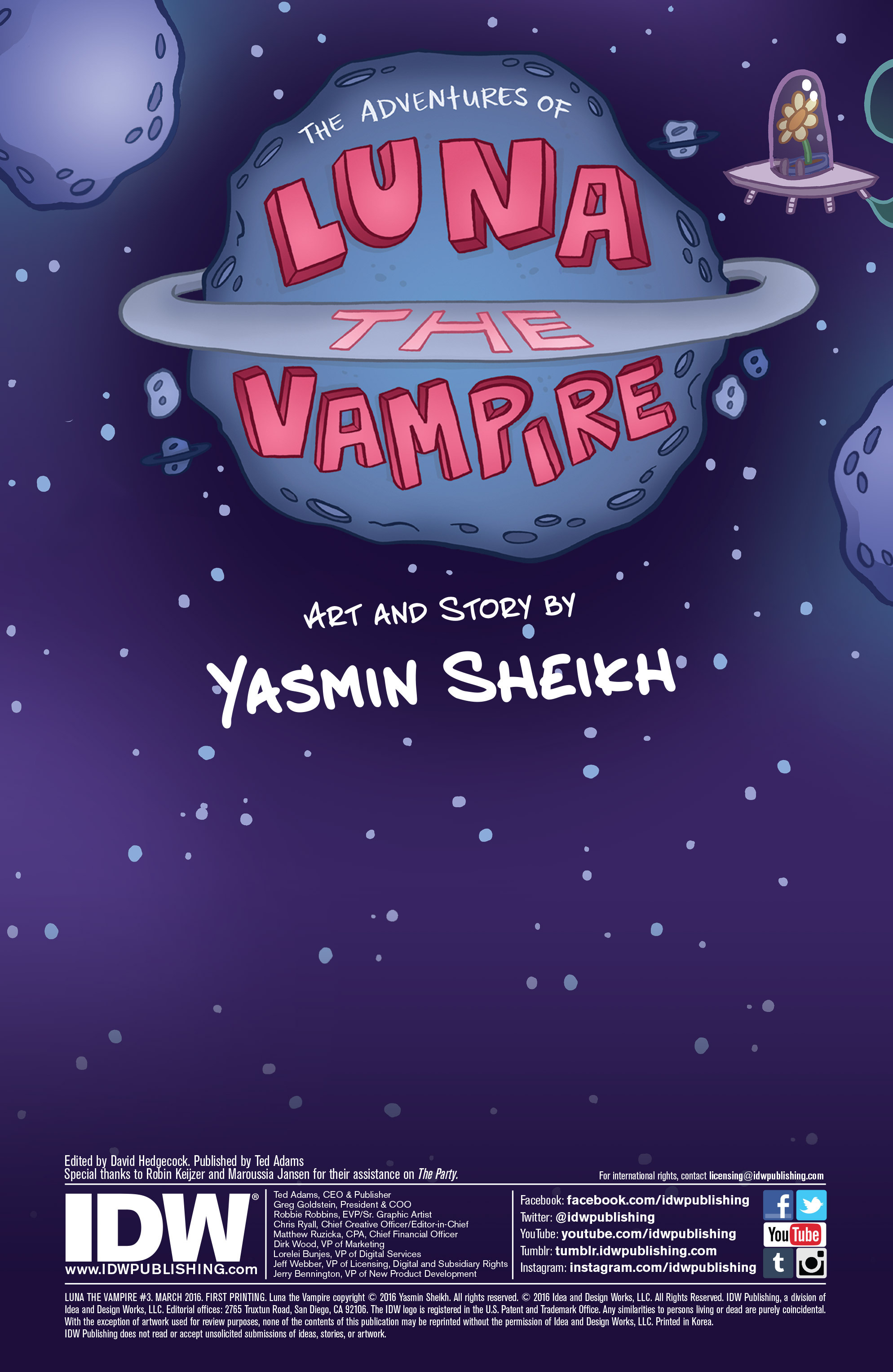 Read online The Adventures of Luna the Vampire comic -  Issue #3 - 2