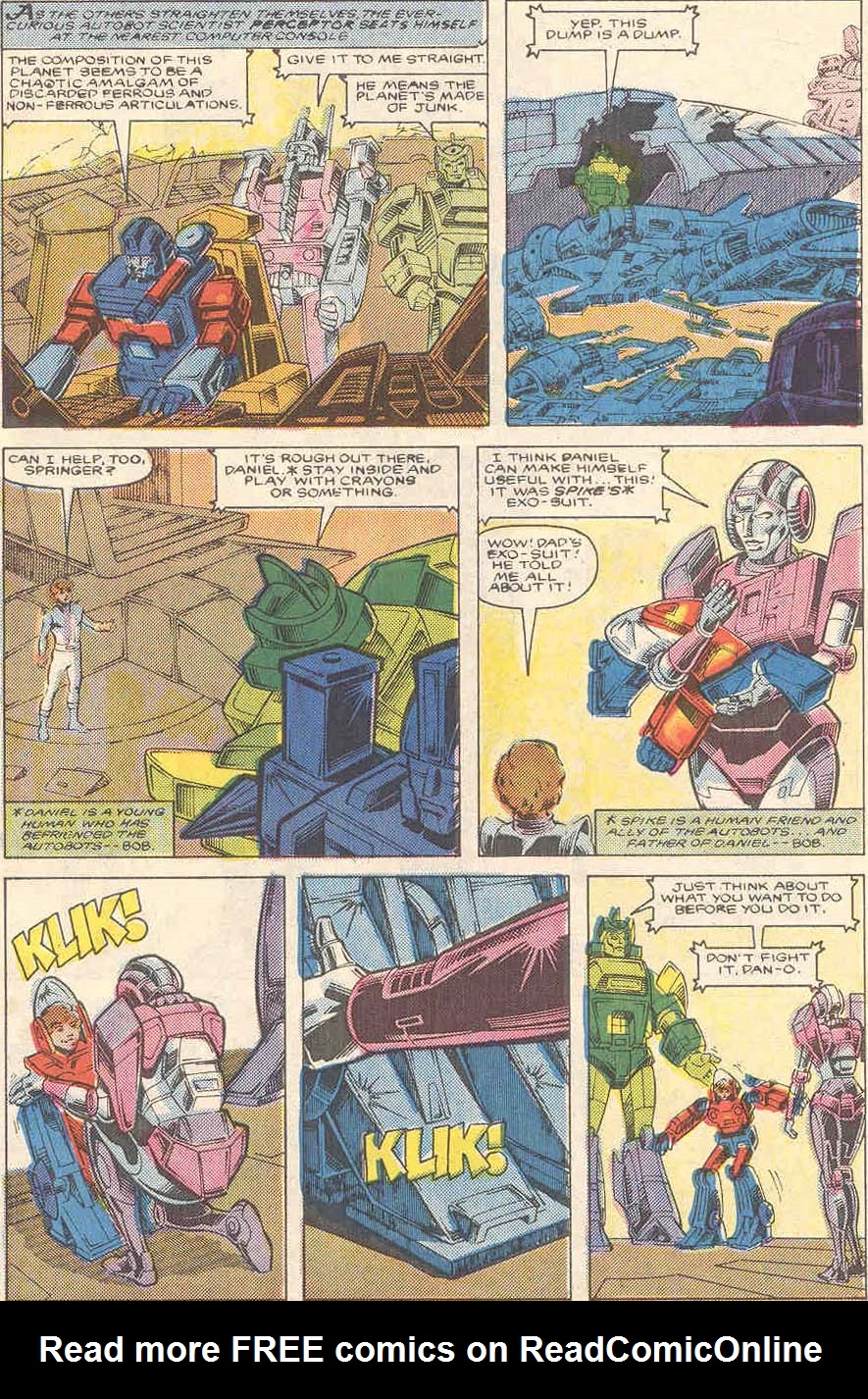 Read online The Transformers: The Movie comic -  Issue #3 - 4