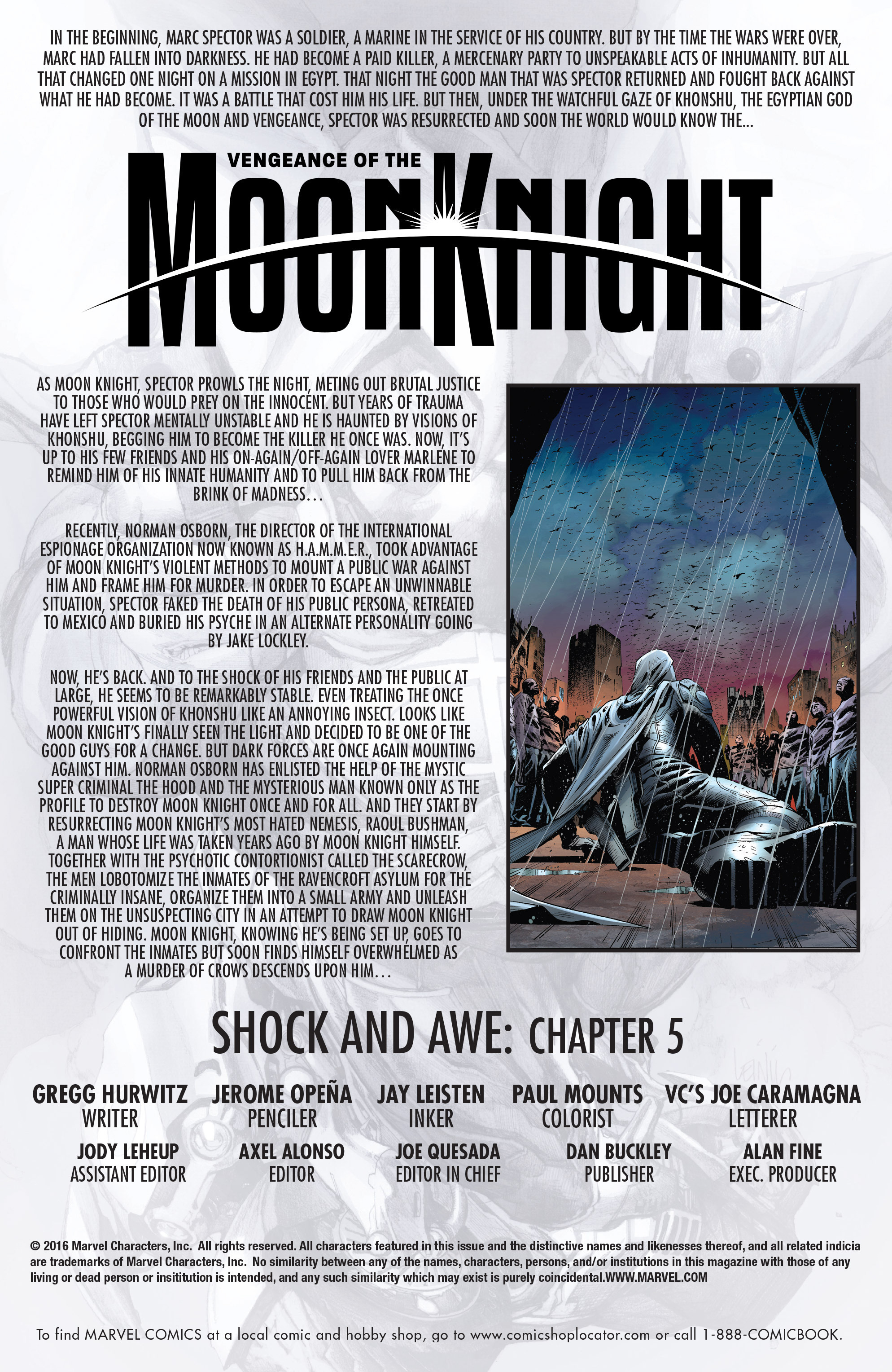 Read online Vengeance of the Moon Knight comic -  Issue #5 - 2