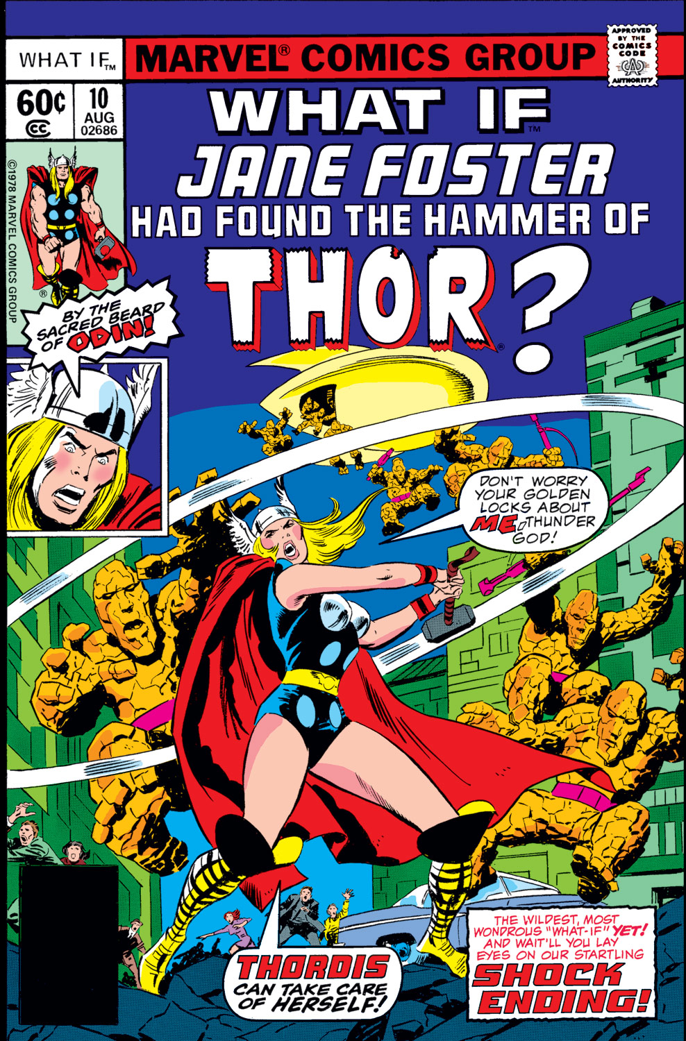 What If? (1977) issue 10 - Jane Foster had found the hammer of Thor - Page 1