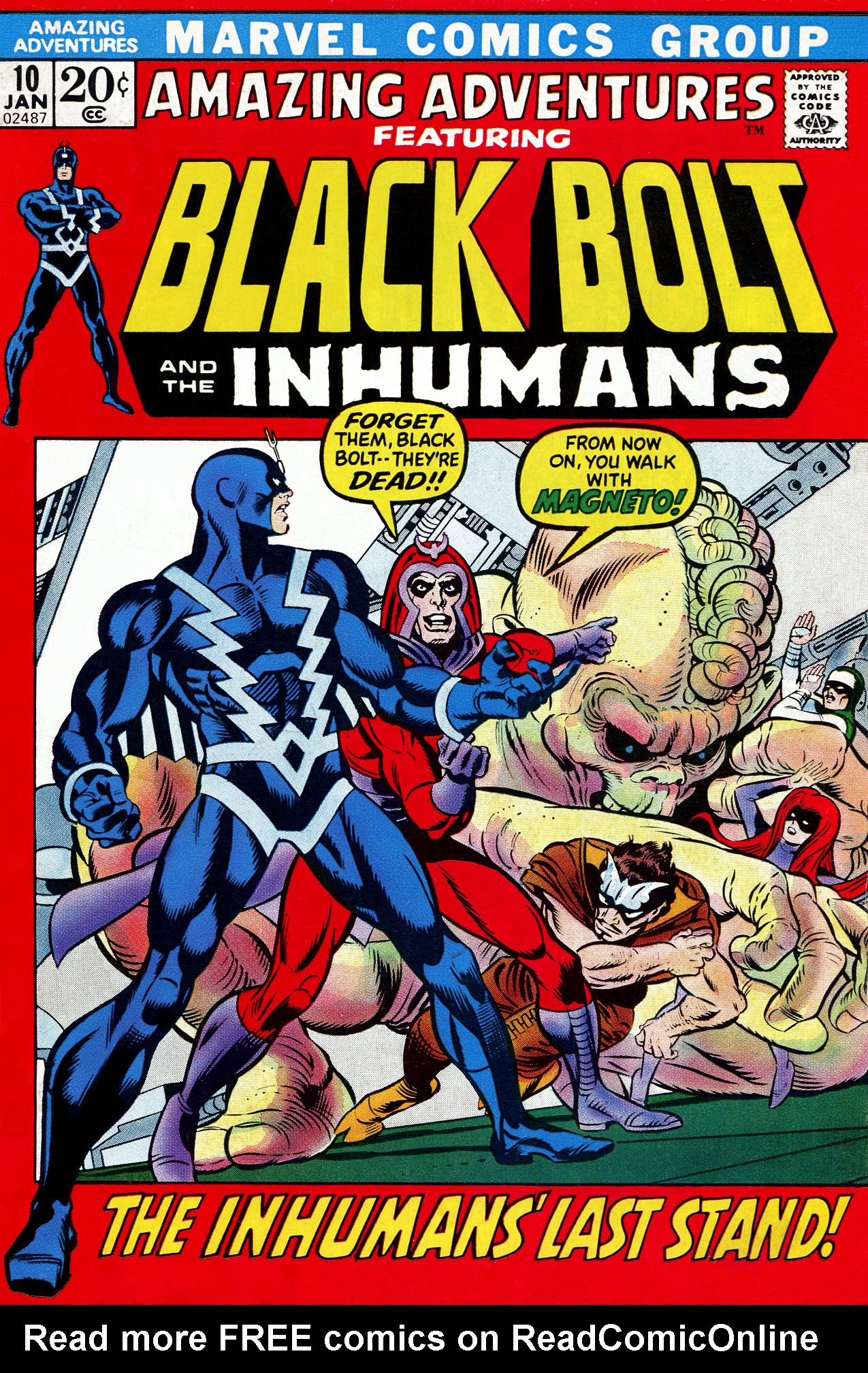 Read online Amazing Adventures (1970) comic -  Issue #10 - 1