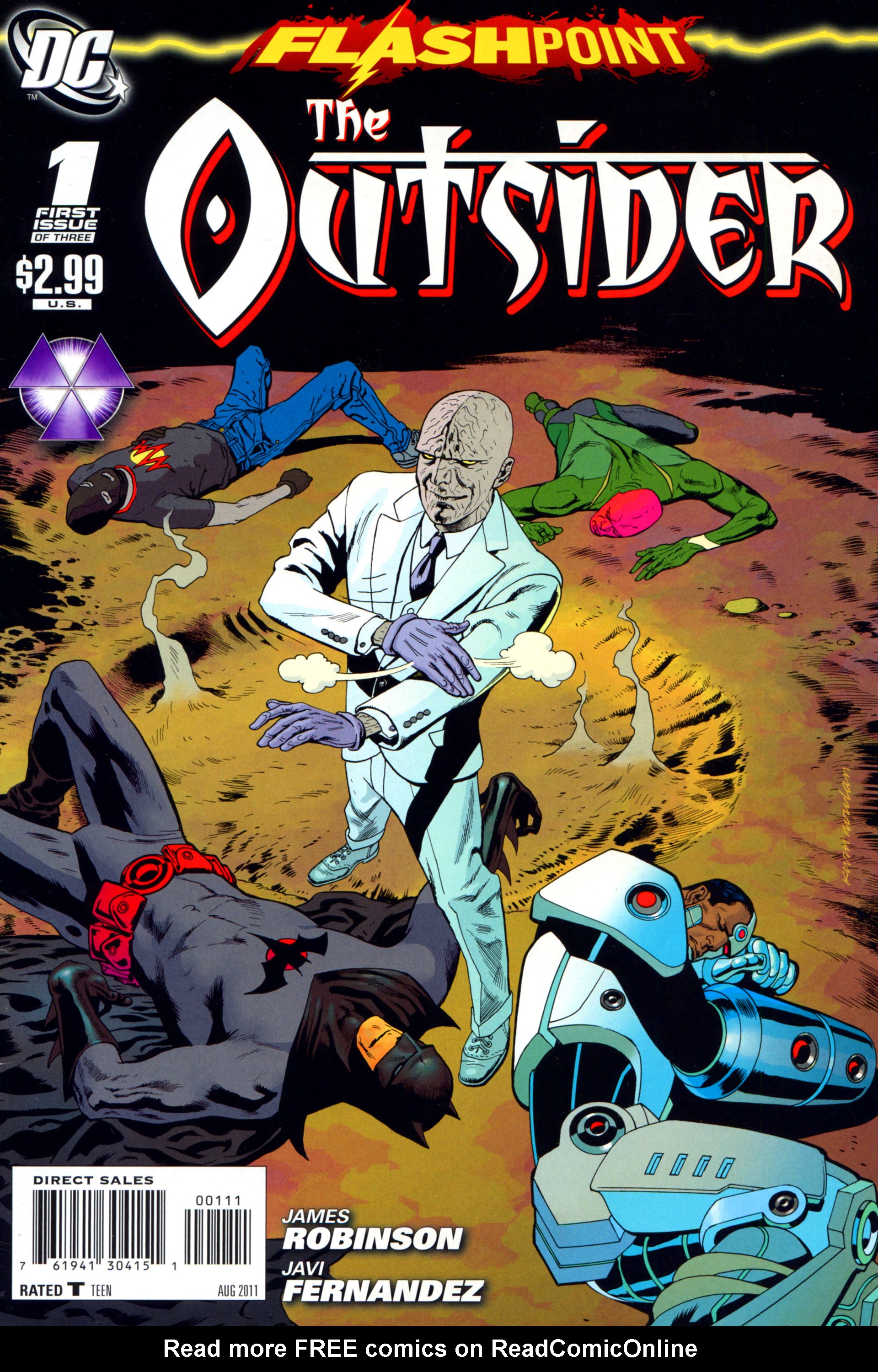 Read online Flashpoint: The Outsider comic -  Issue #1 - 1