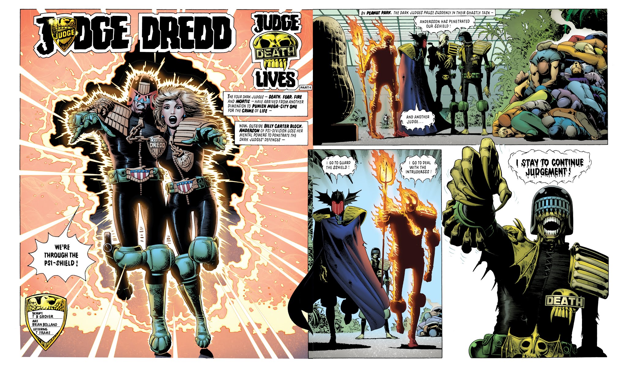 Read online Judge Dredd Classics: The Dark Judges comic -  Issue # TPB - 39