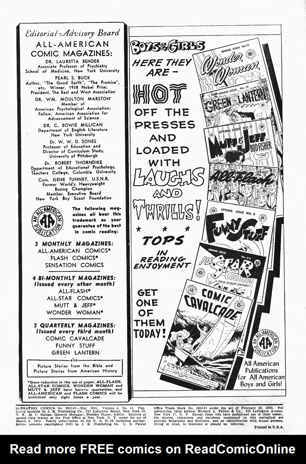 Read online Sensation (Mystery) Comics comic -  Issue #41 - 2