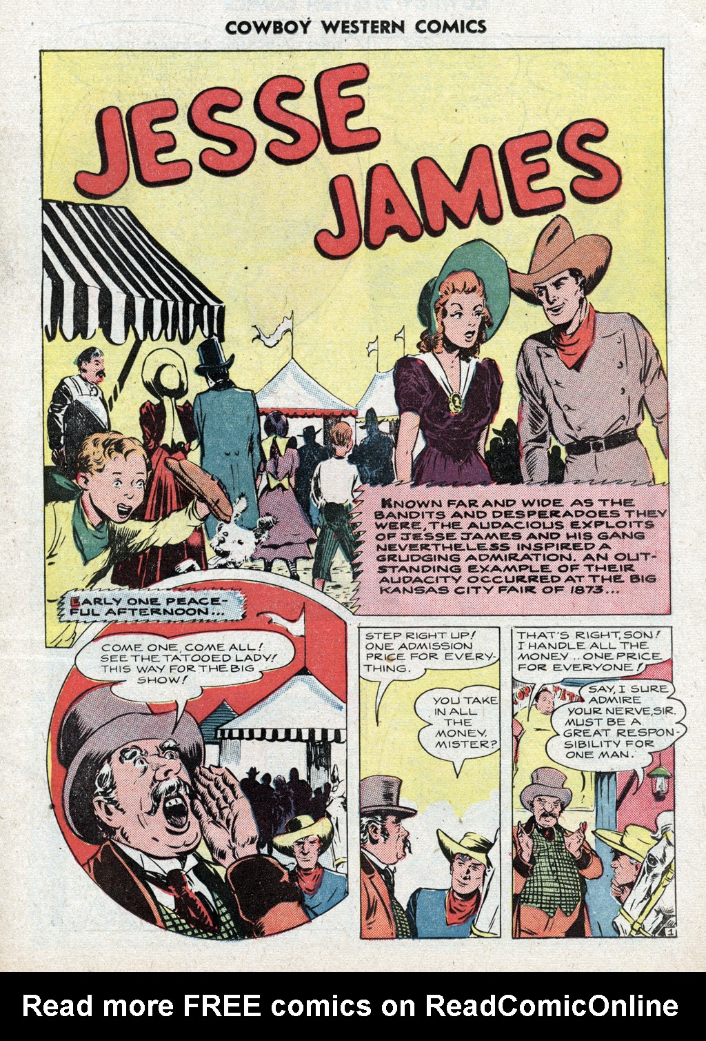 Read online Cowboy Western Comics (1948) comic -  Issue #22 - 3
