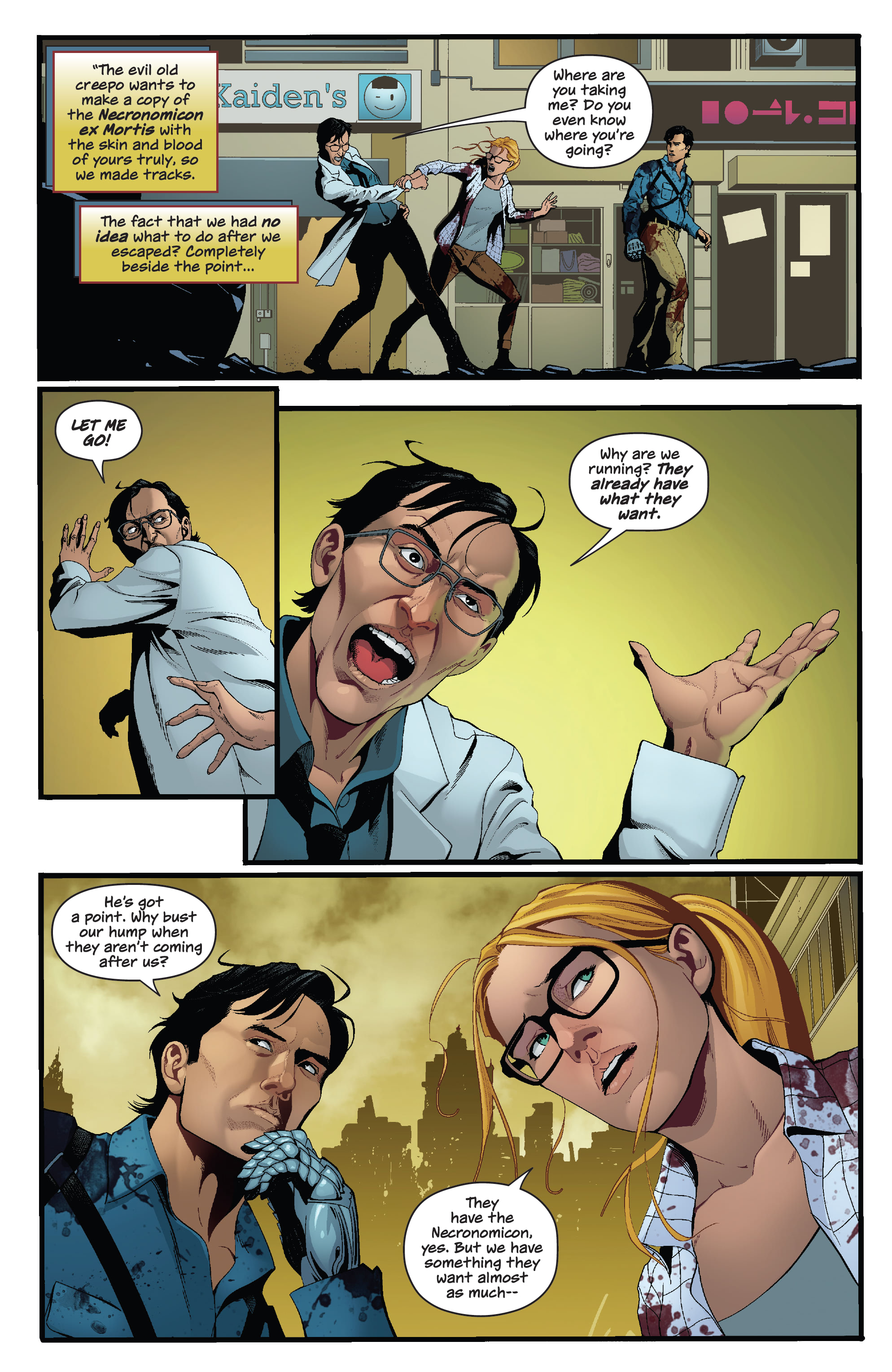 Read online Army of Darkness Vs. Reanimator: Necronomicon Rising comic -  Issue #4 - 7