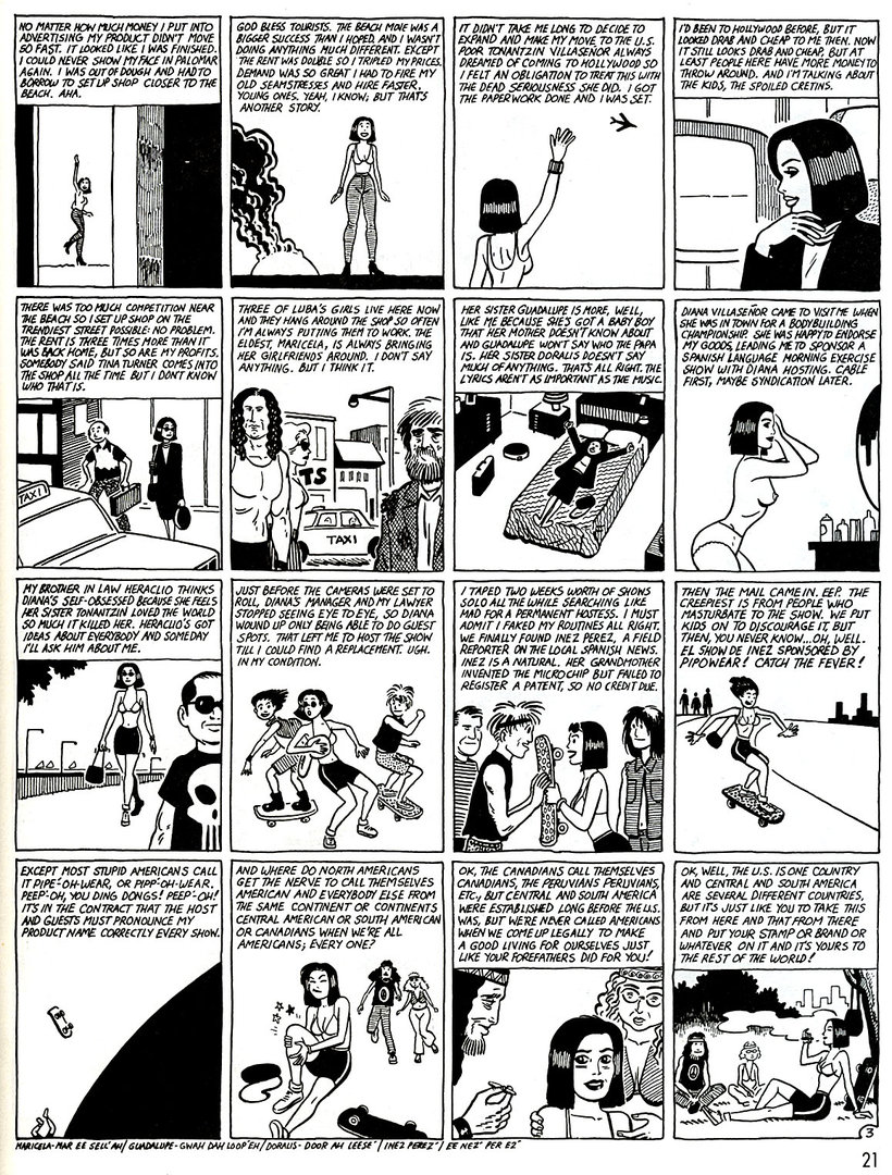 Read online Love and Rockets (1982) comic -  Issue #43 - 23