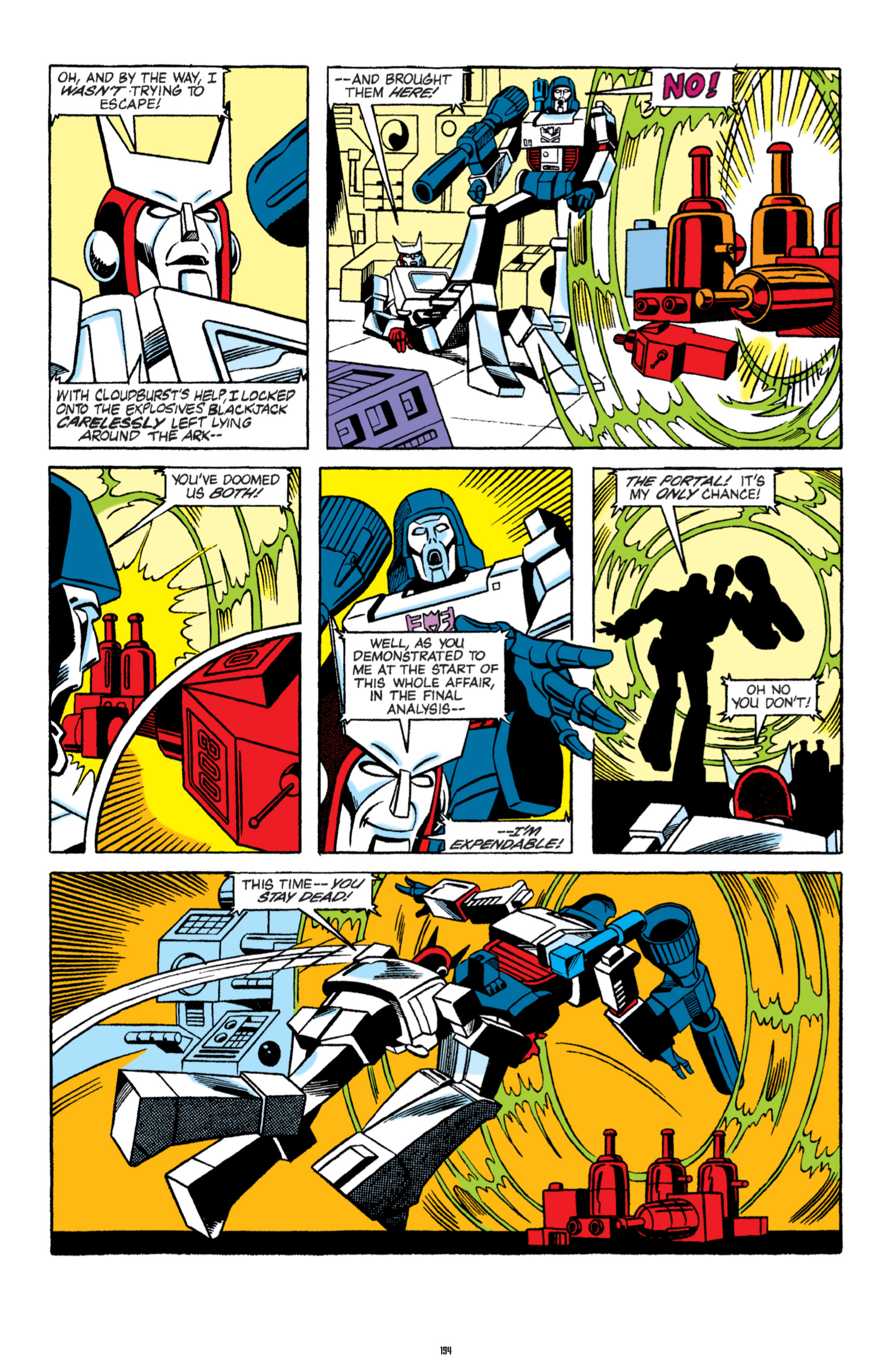 Read online The Transformers Classics comic -  Issue # TPB 5 - 195