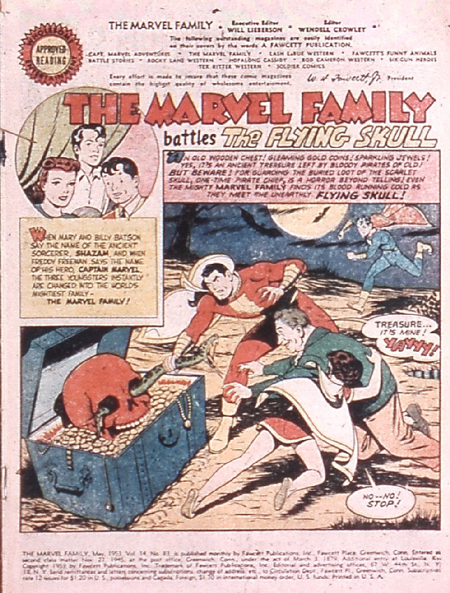 Read online The Marvel Family comic -  Issue #83 - 3