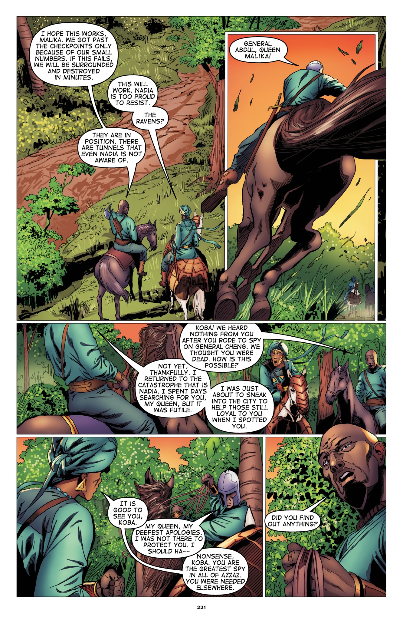 Read online Malika: Warrior Queen comic -  Issue # TPB 1 (Part 3) - 23