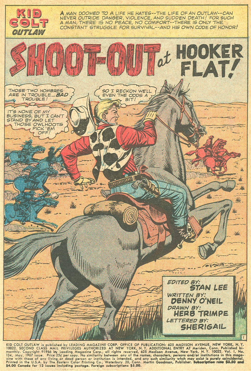 Read online Kid Colt Outlaw comic -  Issue #134 - 3