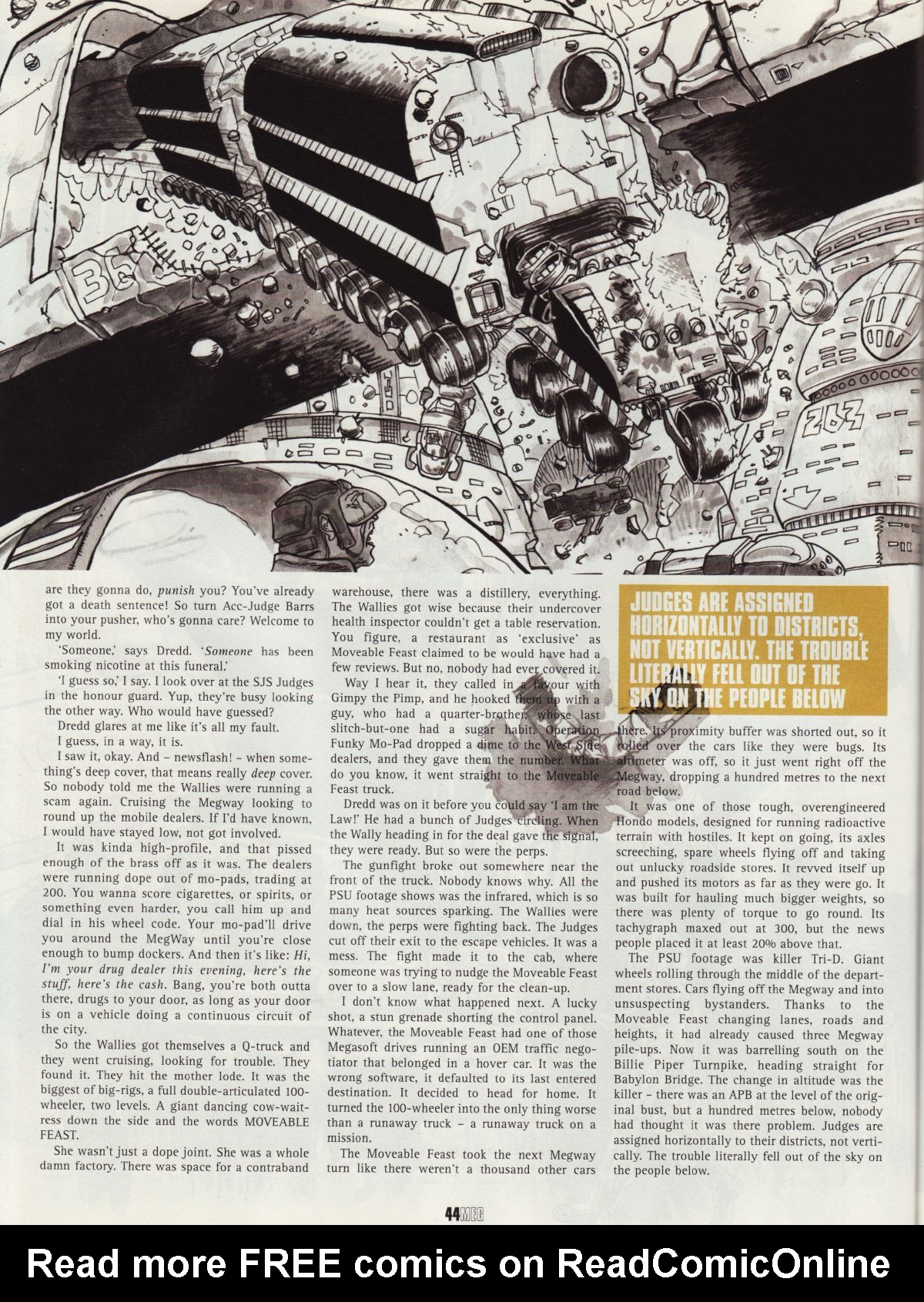 Read online Judge Dredd Megazine (Vol. 5) comic -  Issue #226 - 44