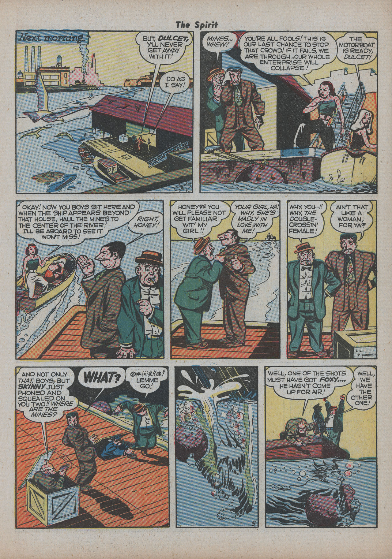 Read online The Spirit (1944) comic -  Issue #22 - 15