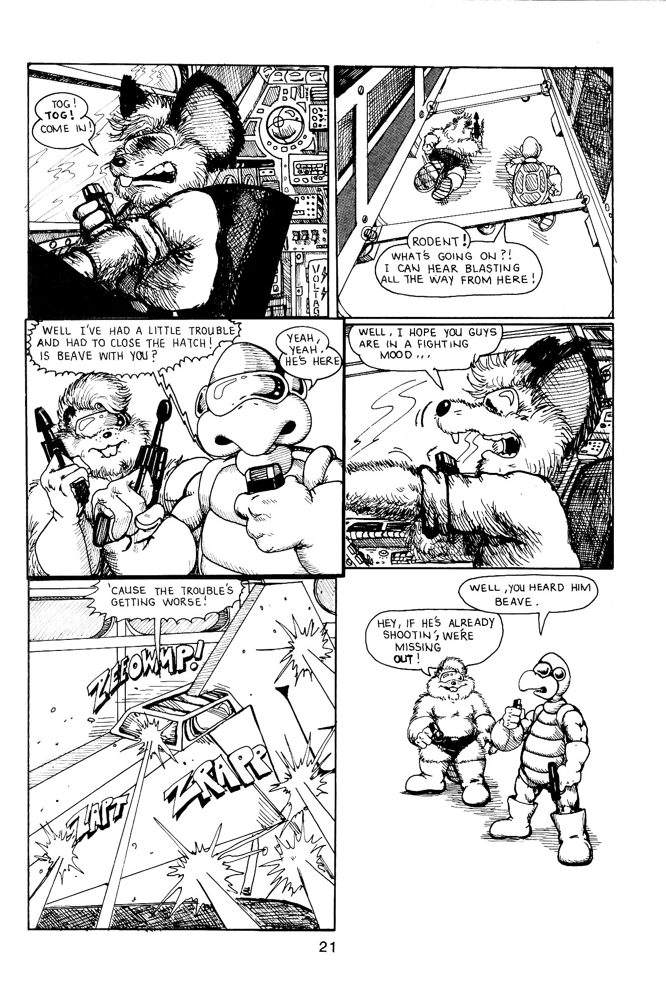 Read online Space Beaver comic -  Issue #2 - 23