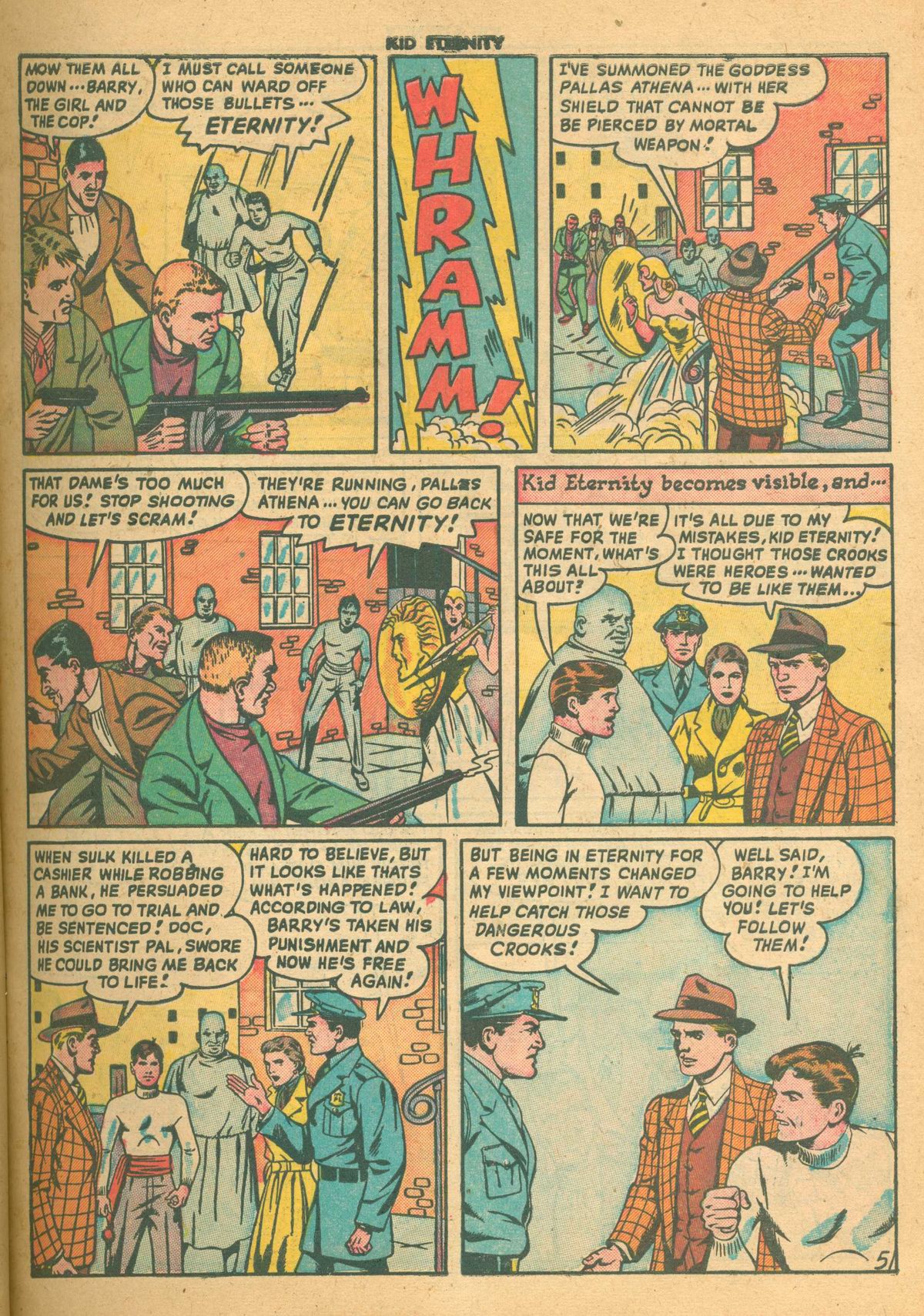 Read online Kid Eternity (1946) comic -  Issue #16 - 7