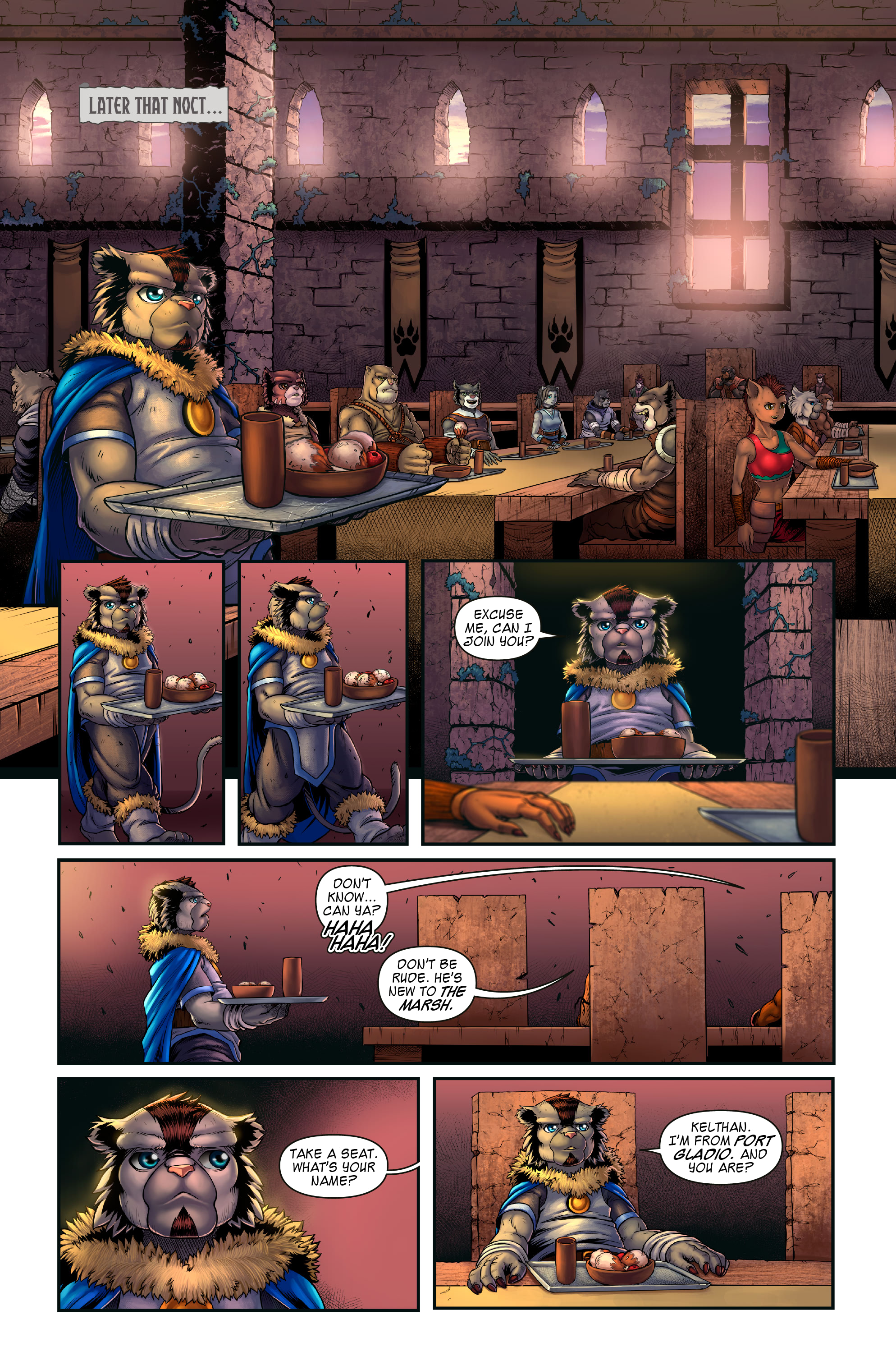 Read online Battlecats: Tales of Valderia comic -  Issue #3 - 9