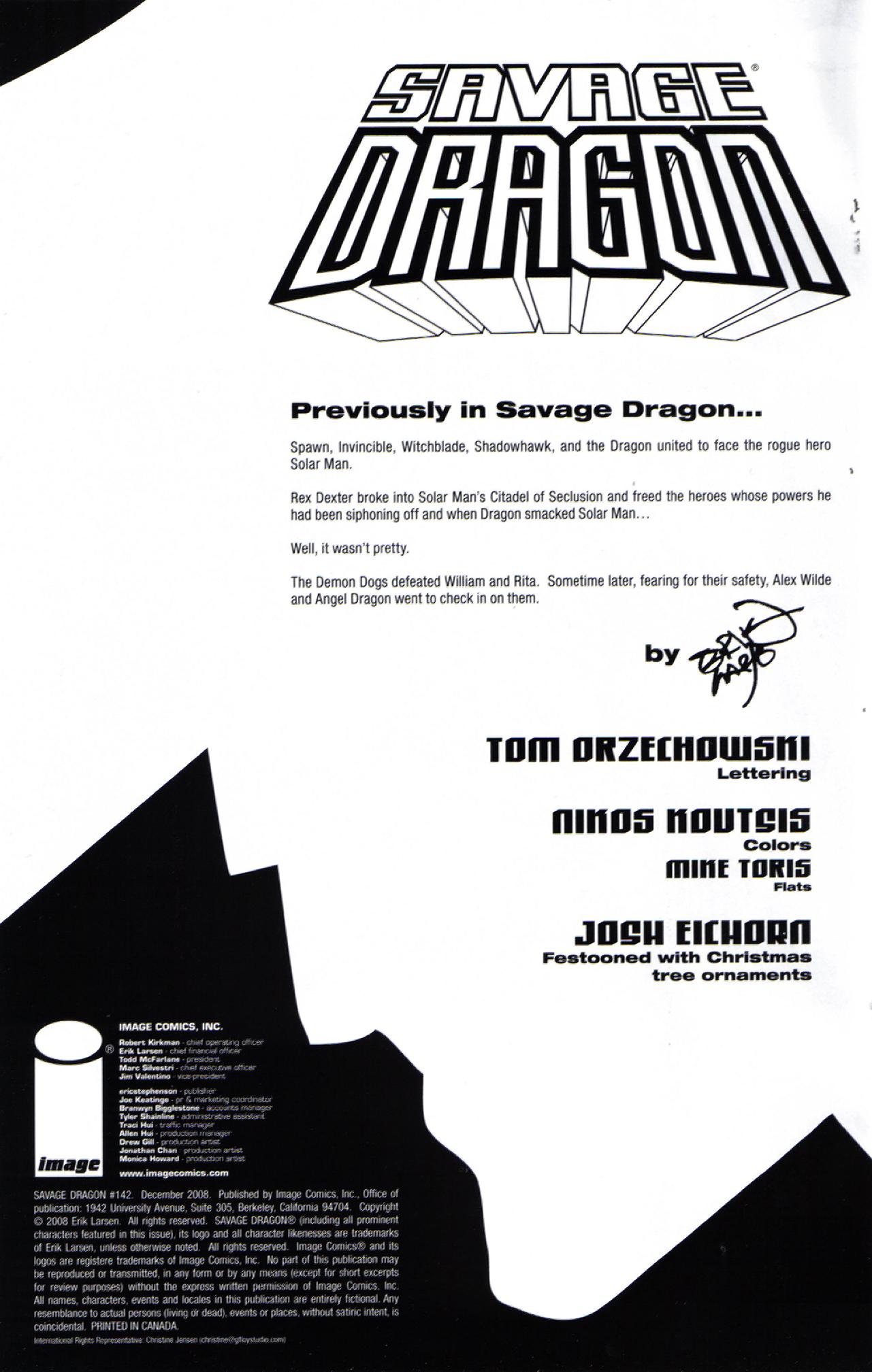 Read online The Savage Dragon (1993) comic -  Issue #142 - 2