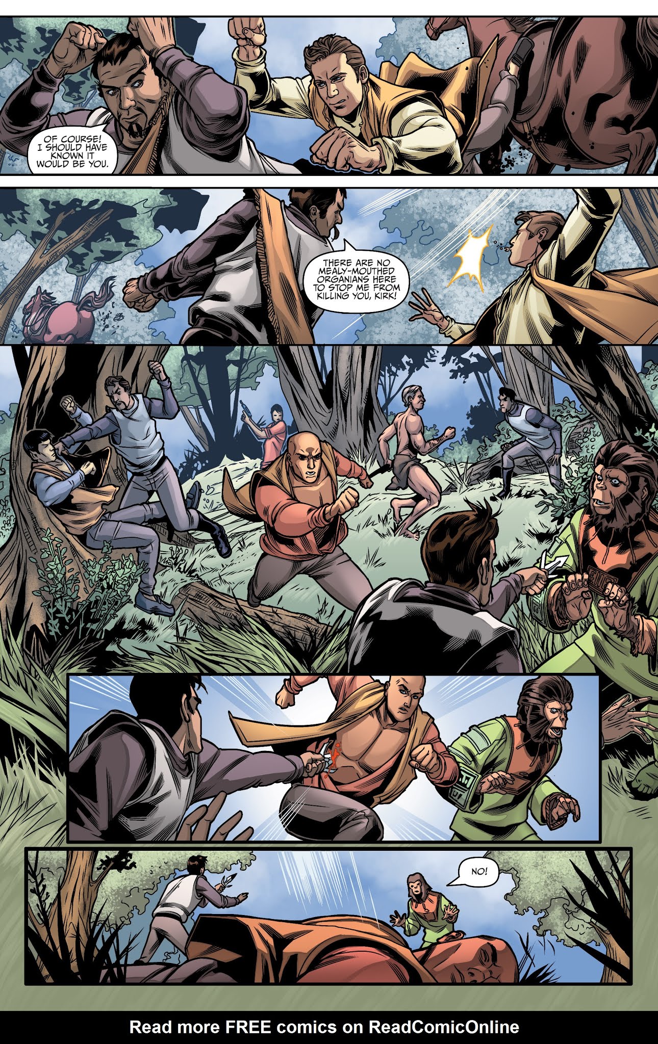 Read online Star Trek/Planet of the Apes: The Primate Directive comic -  Issue #5 - 5