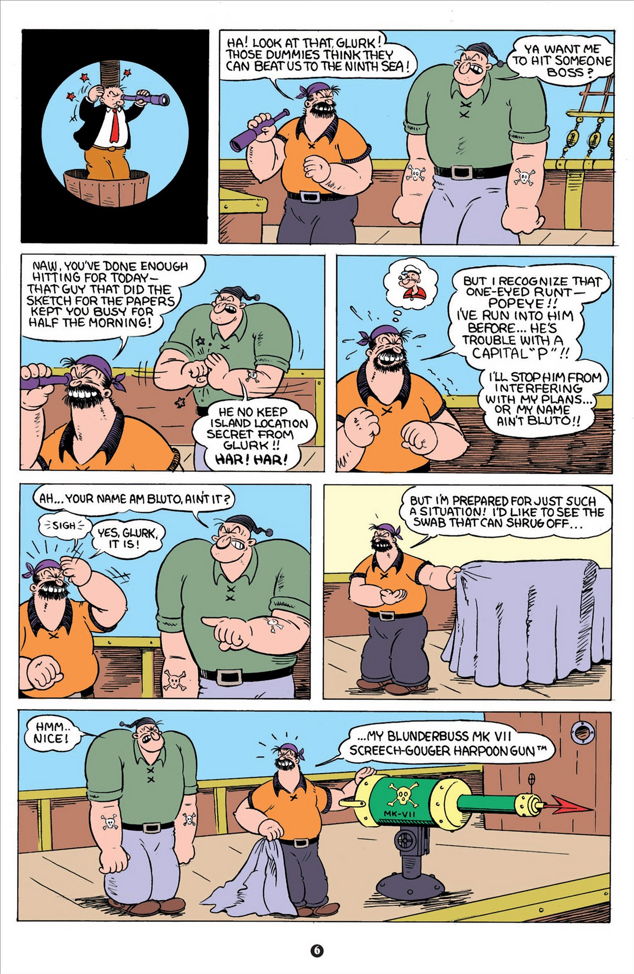 Read online Popeye (2012) comic -  Issue #1 - 8