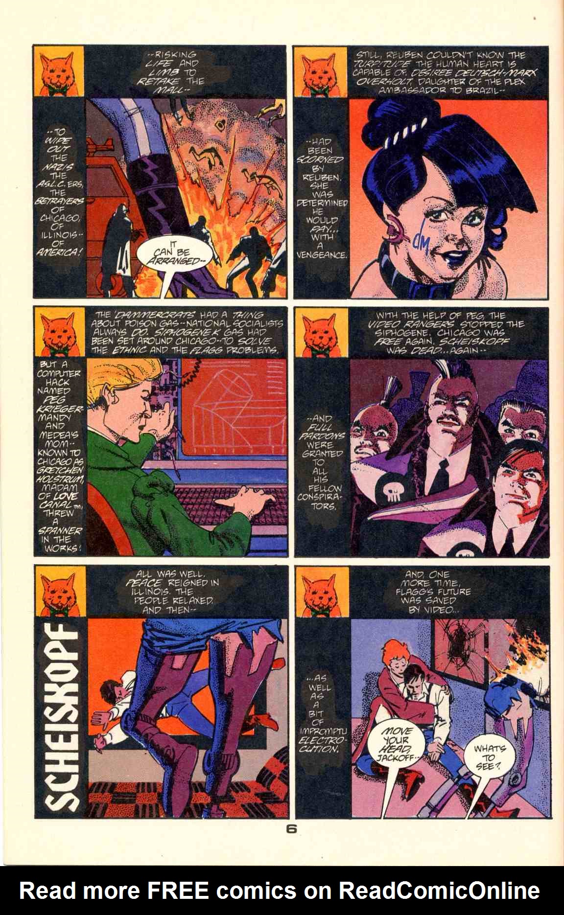 Read online Howard Chaykin's American Flagg comic -  Issue #1 - 8