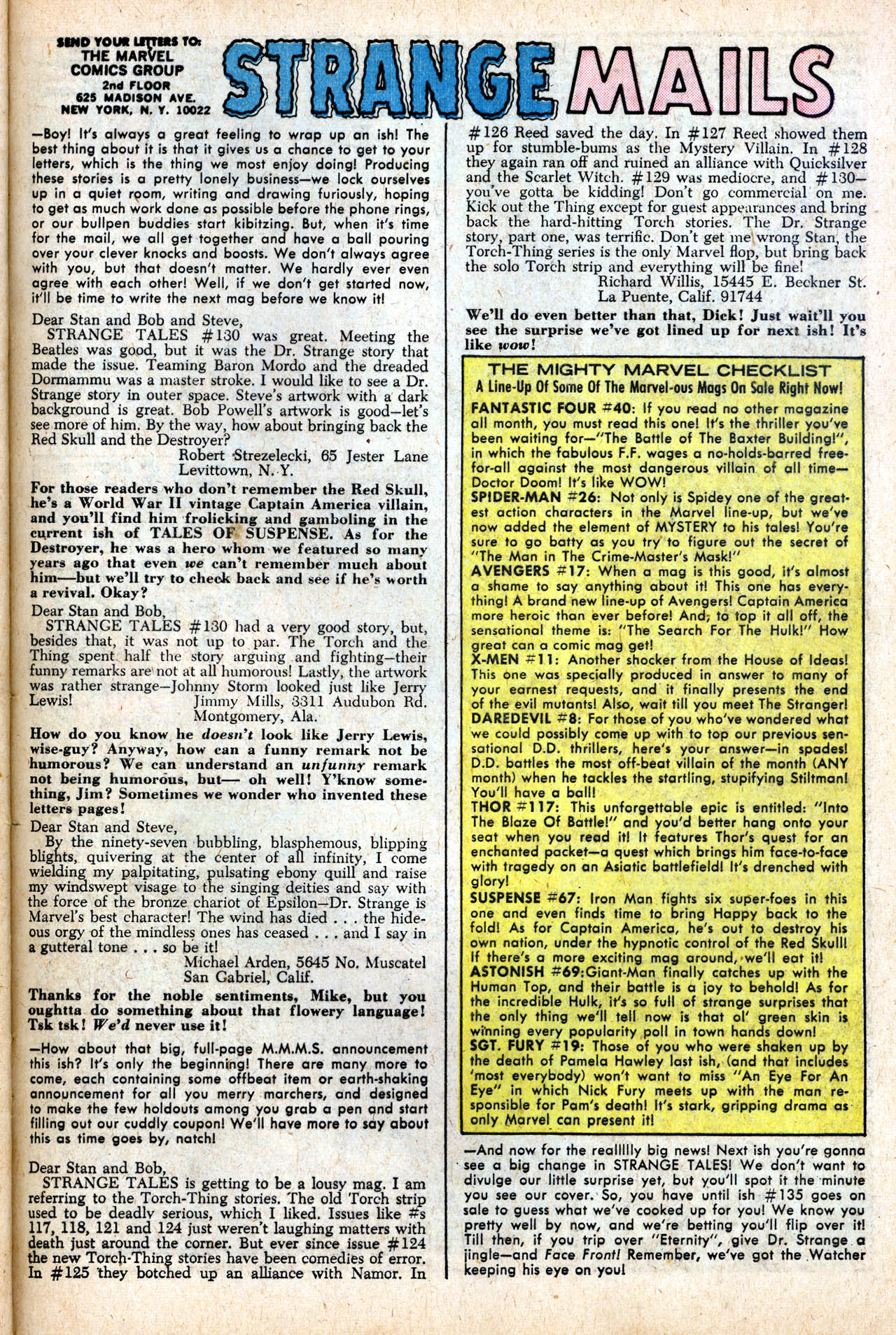 Read online Strange Tales (1951) comic -  Issue #134 - 33