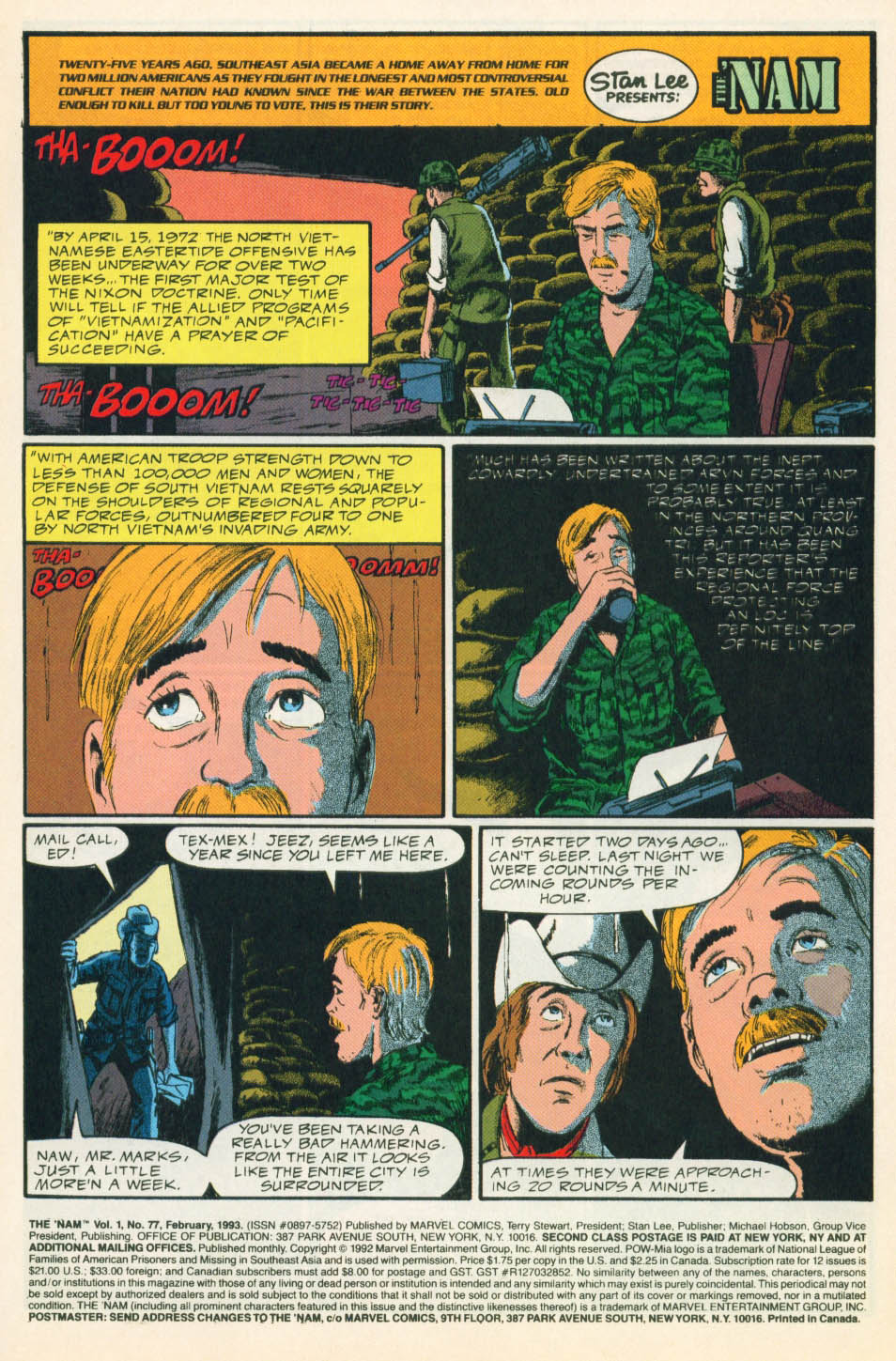 Read online The 'Nam comic -  Issue #77 - 2