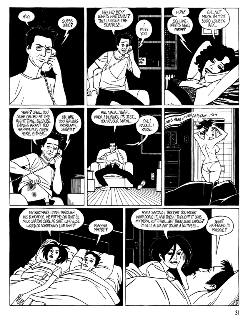Read online Love and Rockets (1982) comic -  Issue #38 - 33