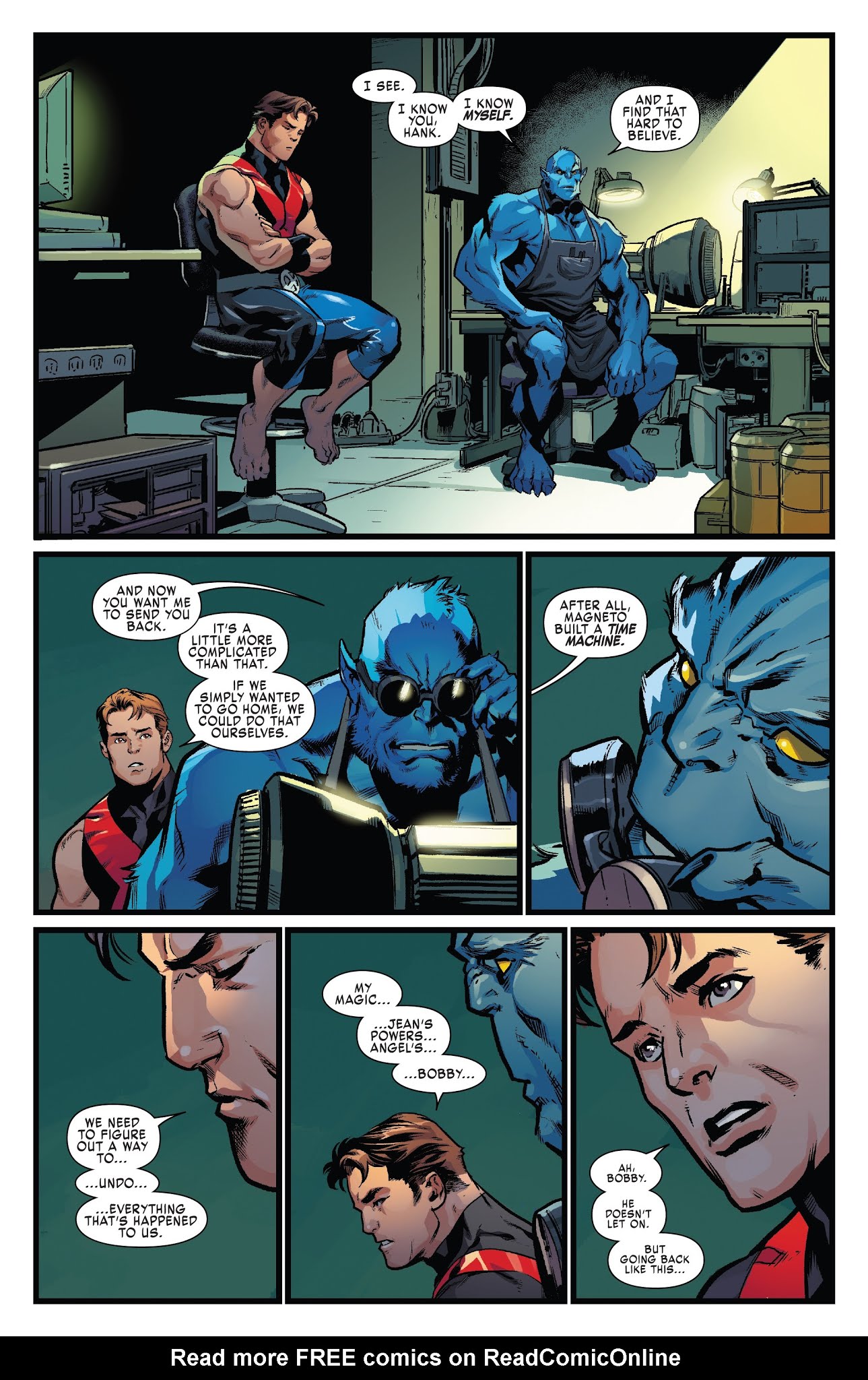 Read online X-Men: Blue comic -  Issue #35 - 10