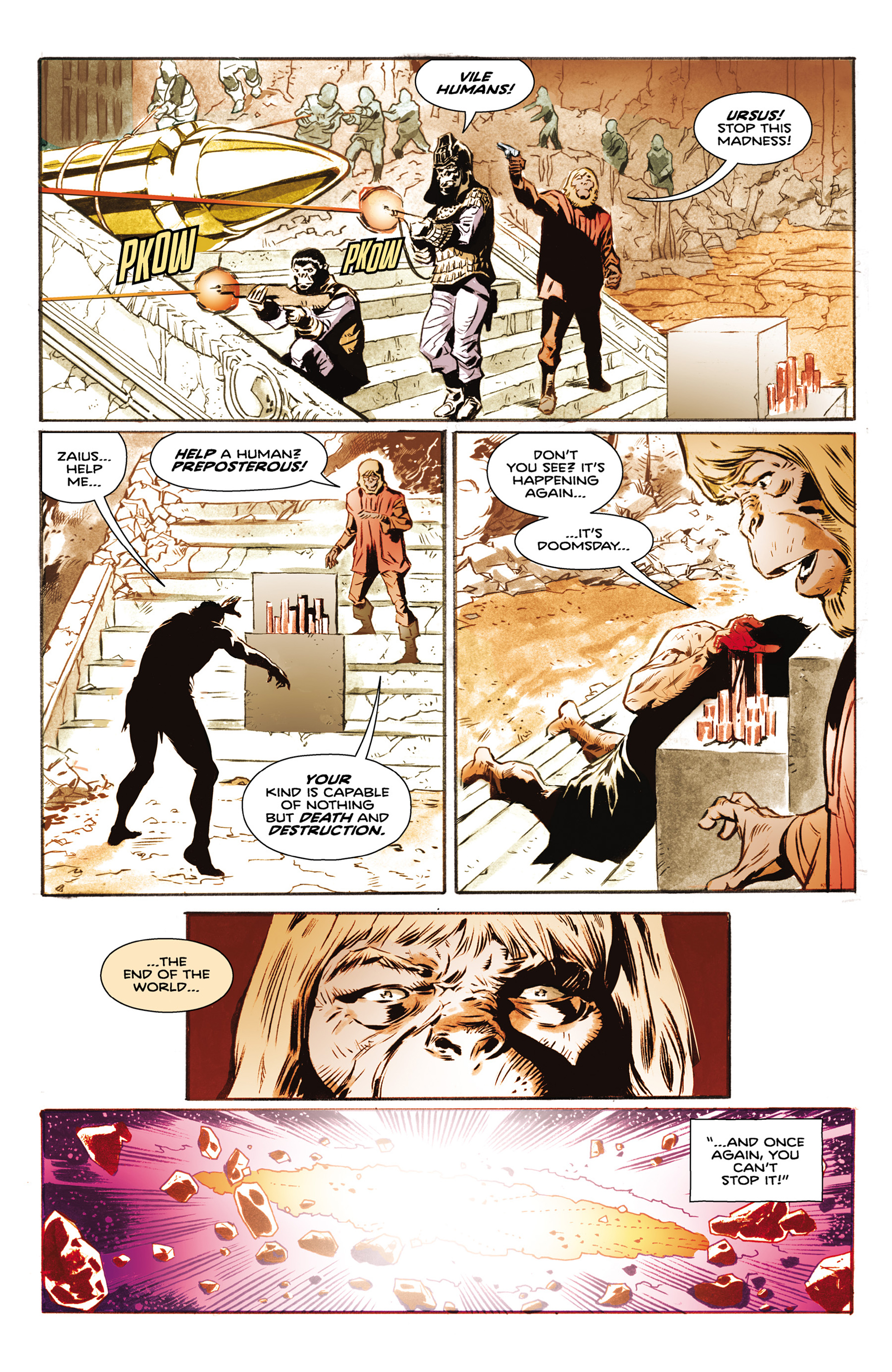 Read online Tarzan On the Planet of the Apes comic -  Issue #4 - 22