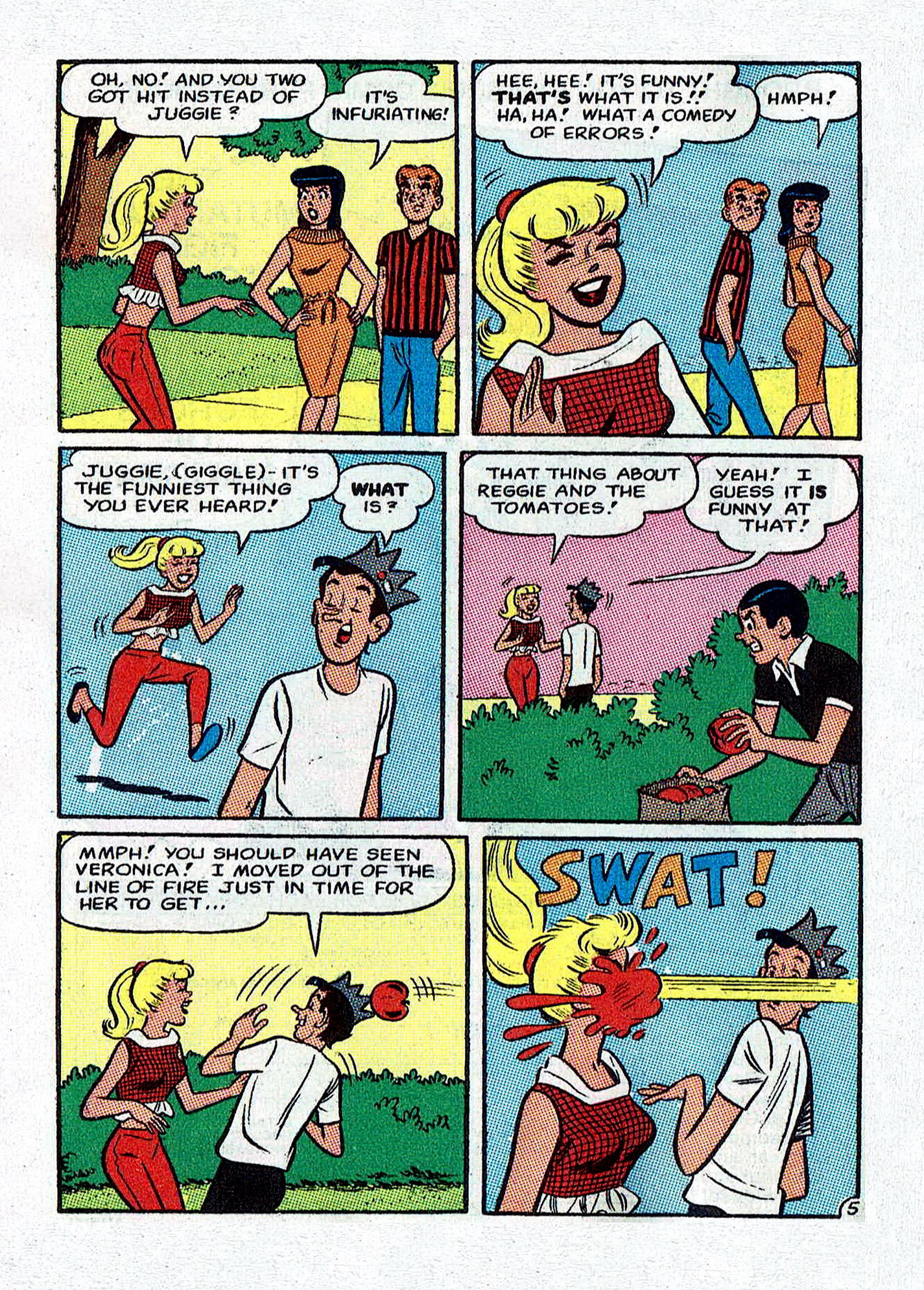 Read online Jughead Jones Comics Digest comic -  Issue #75 - 122