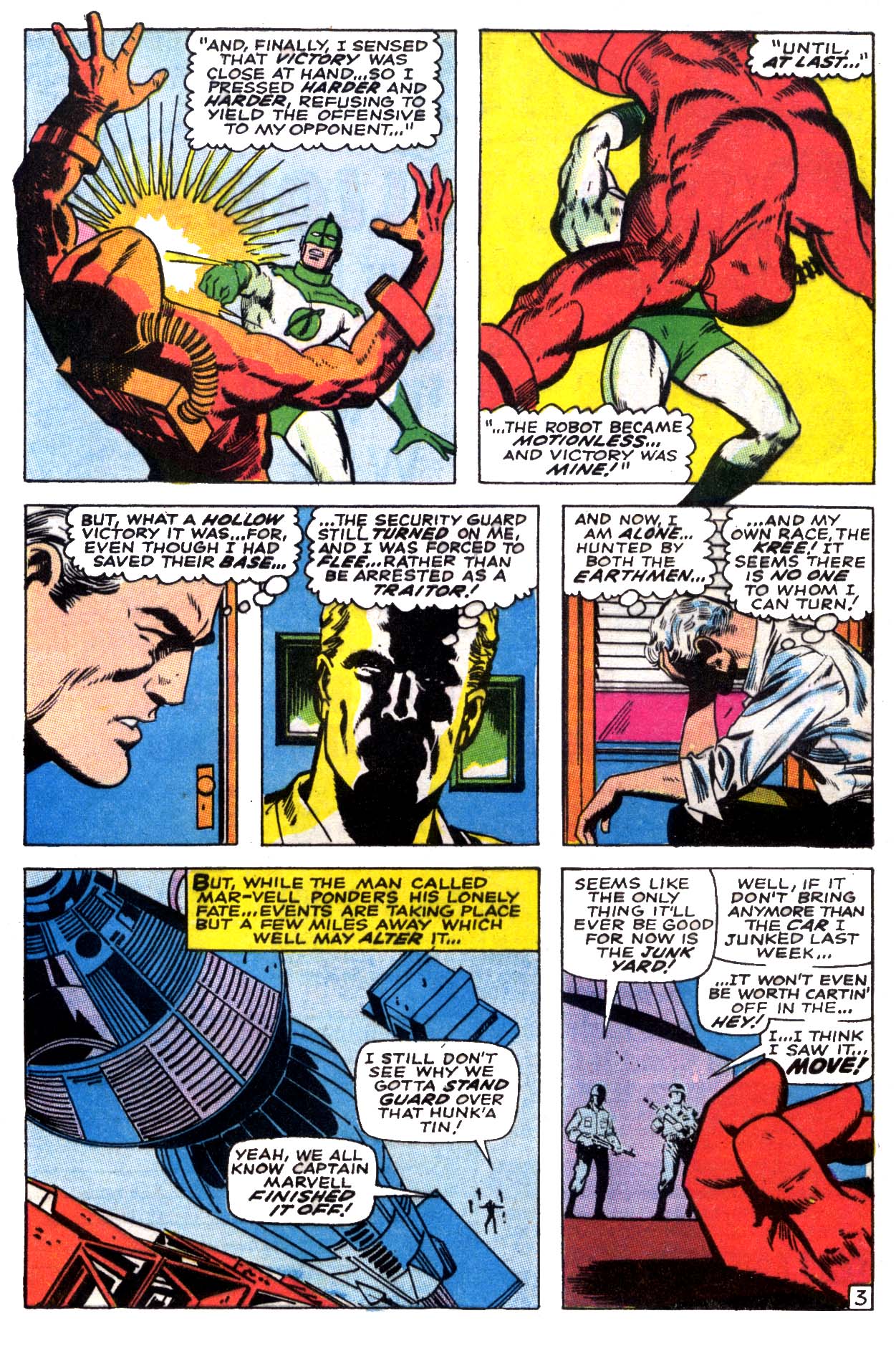 Read online Captain Marvel (1968) comic -  Issue #13 - 4