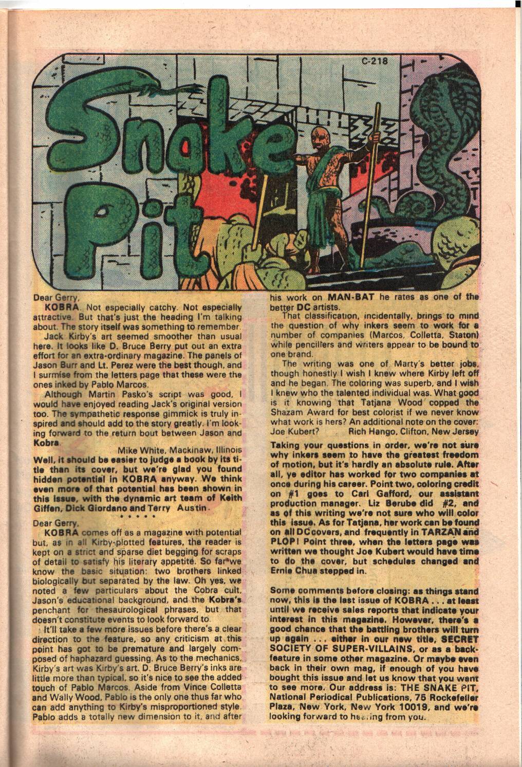 Read online Kobra comic -  Issue #3 - 25
