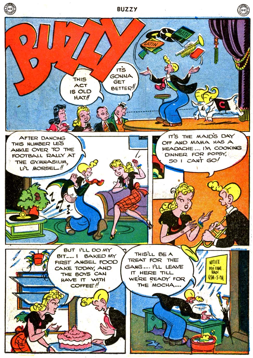 Read online Buzzy comic -  Issue #13 - 15