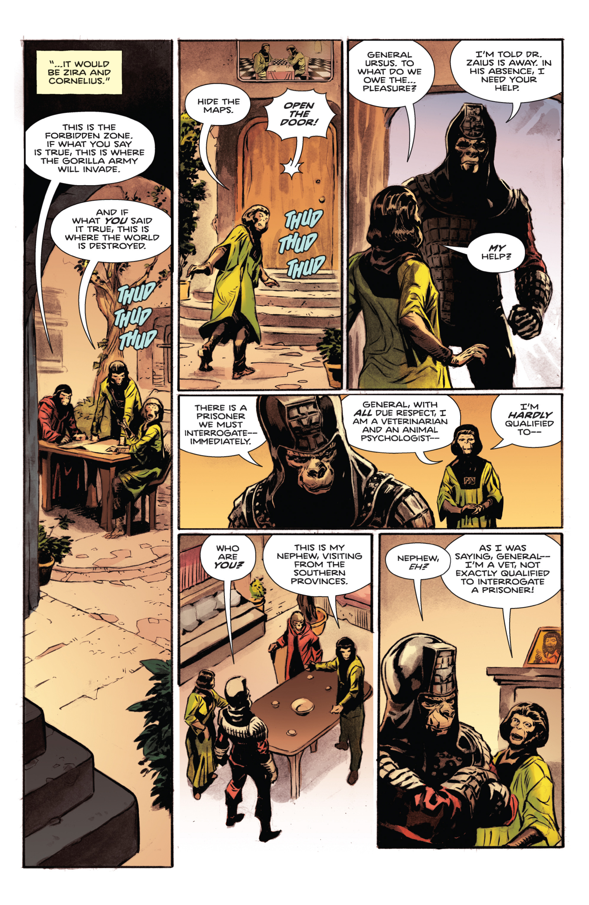 Read online Tarzan On the Planet of the Apes comic -  Issue #5 - 4