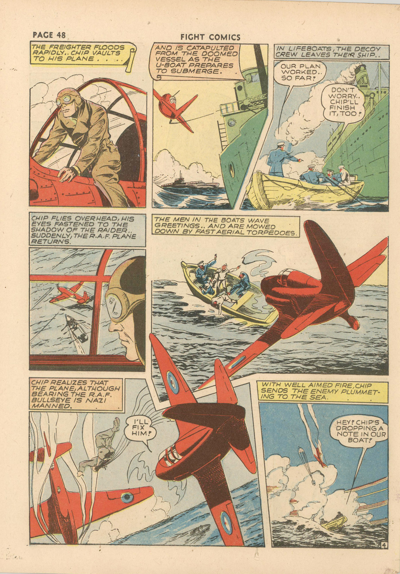 Read online Fight Comics comic -  Issue #16 - 51