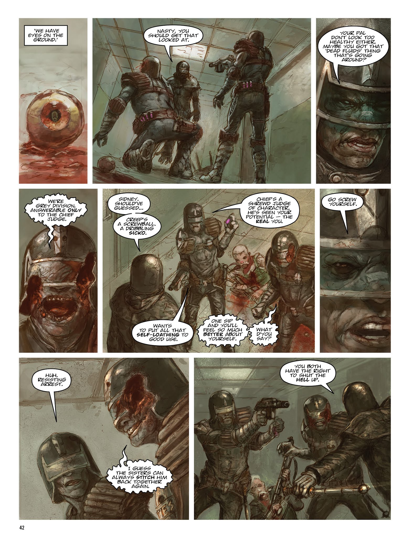 Read online The Dark Judges: The Fall of Deadworld comic -  Issue # TPB - 43