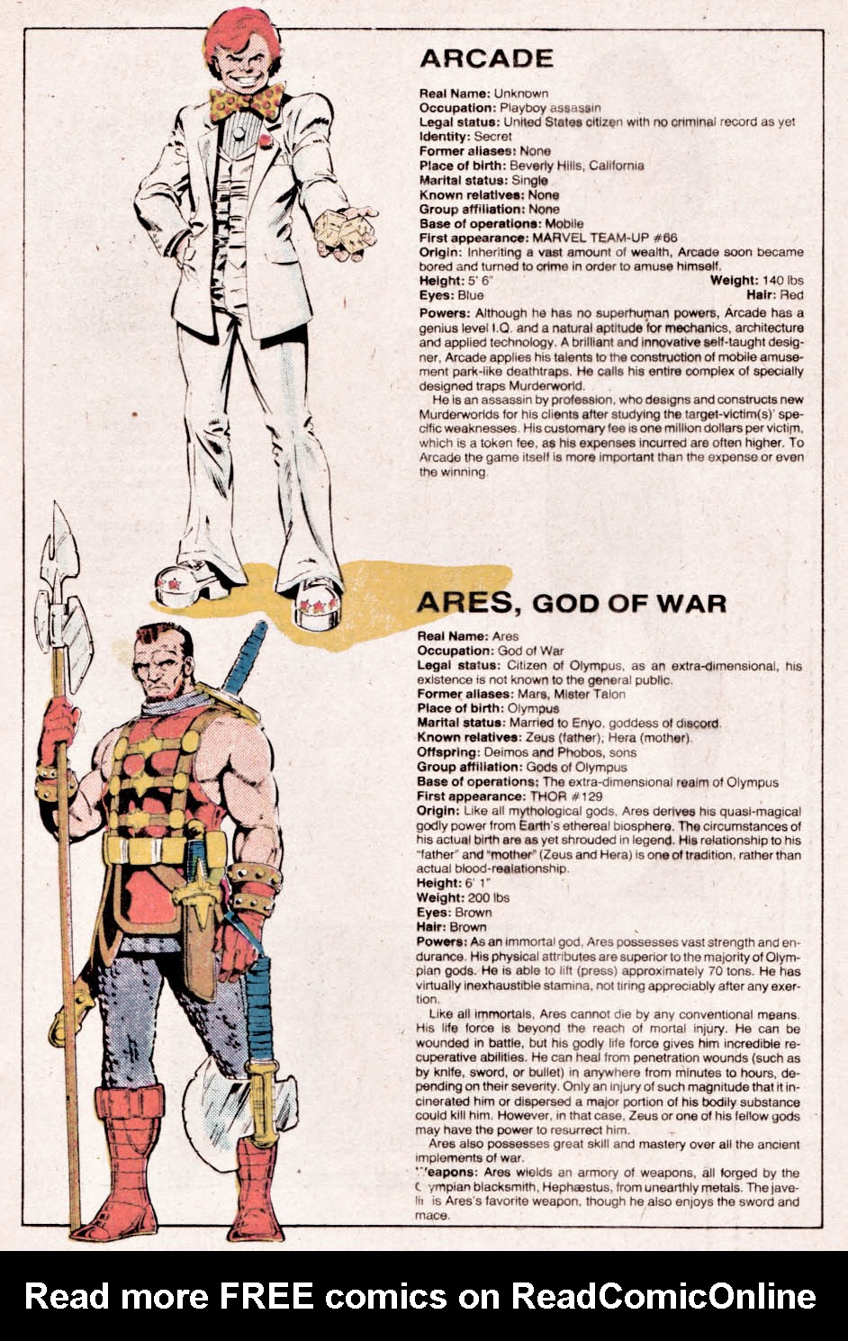 Read online The Official Handbook of the Marvel Universe comic -  Issue #1 - 17