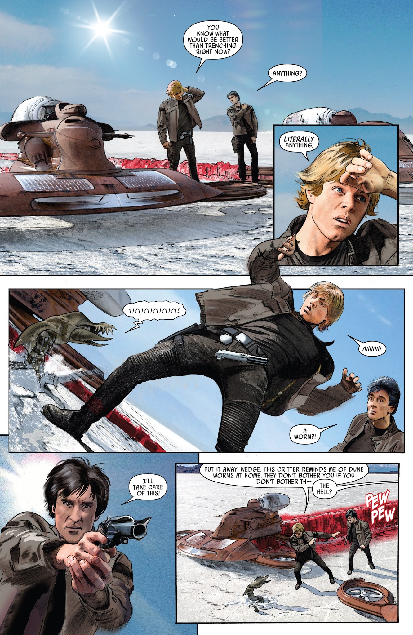 Read online Star Wars Episode VIII: The Last Jedi - Storms of Crait comic -  Issue # Full - 13