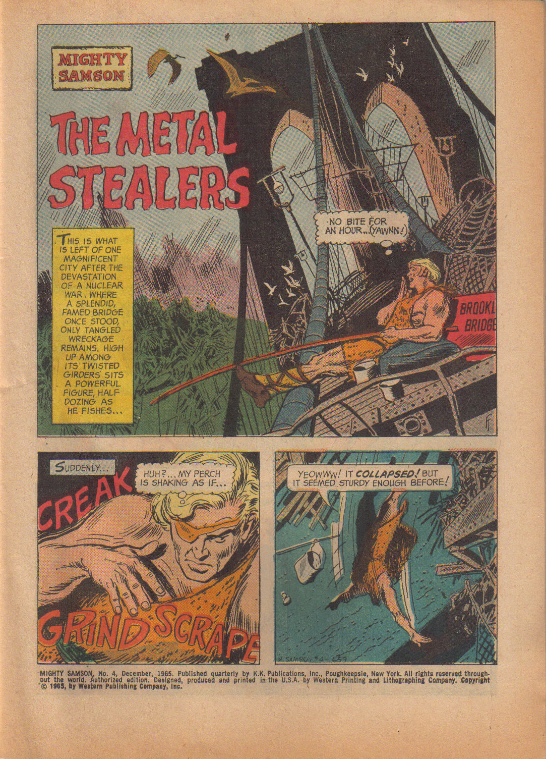 Read online Mighty Samson (1964) comic -  Issue #4 - 3