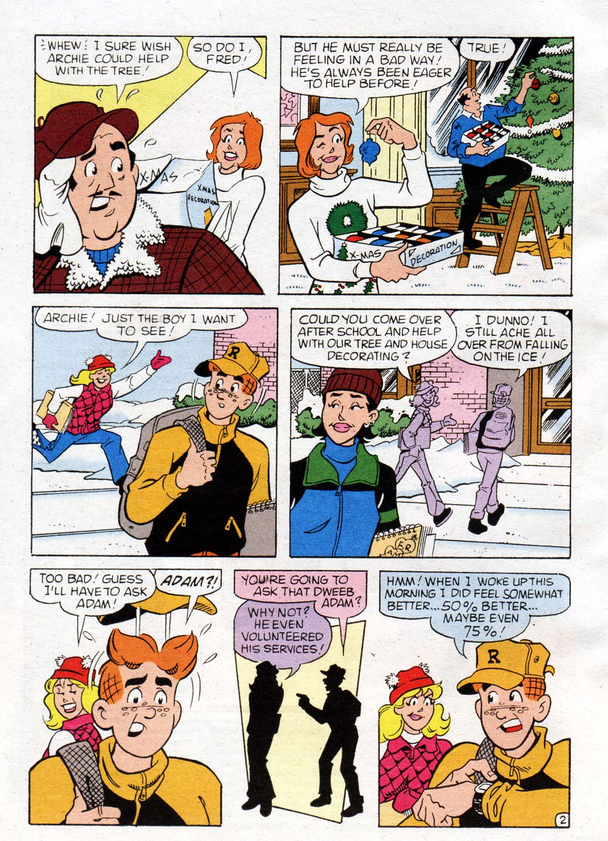 Read online Archie's Holiday Fun Digest comic -  Issue #7 - 3
