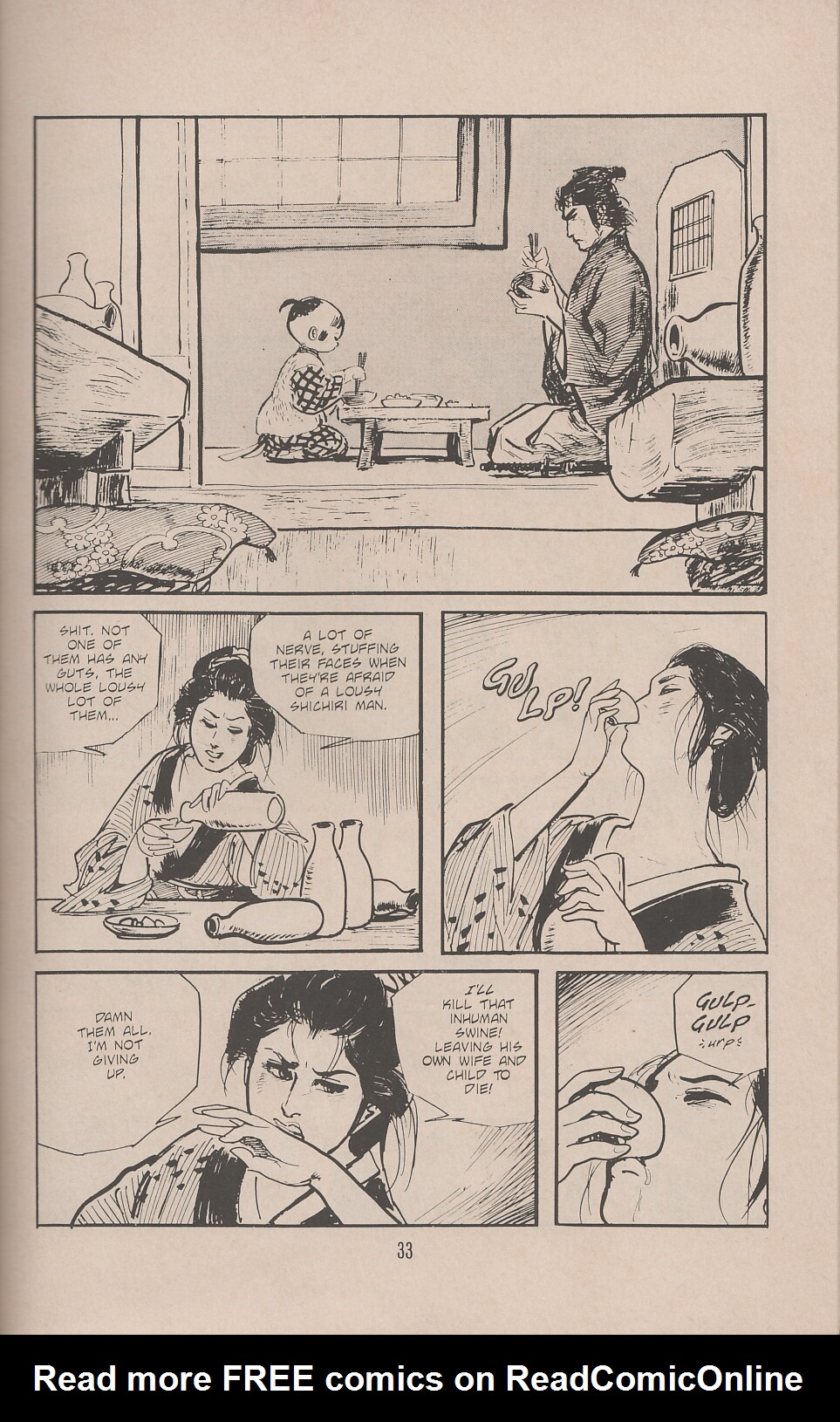 Read online Lone Wolf and Cub comic -  Issue #45 - 36