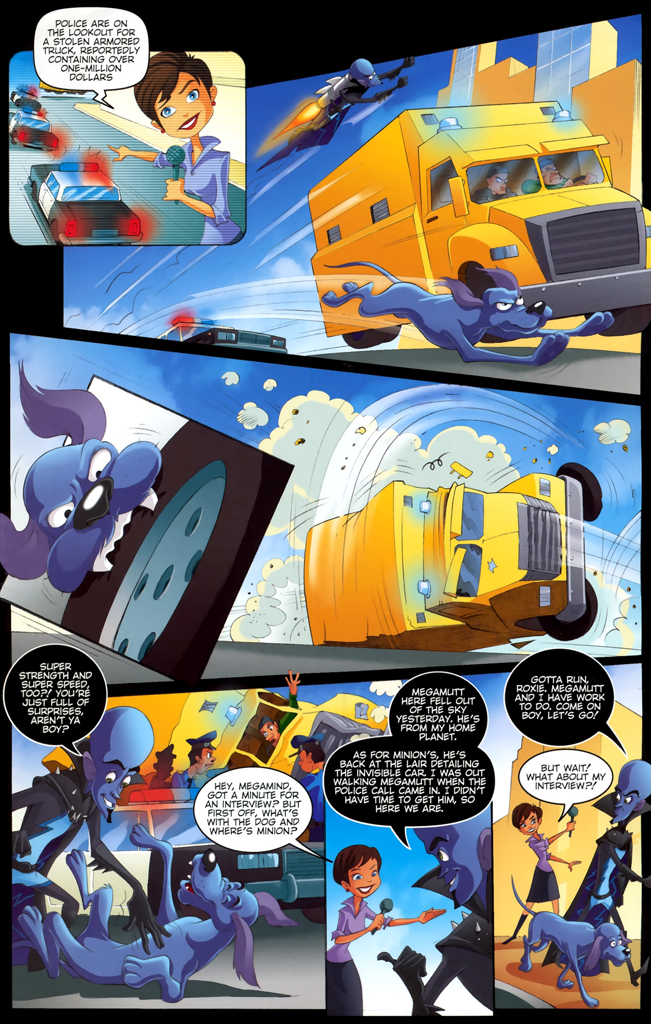 Read online Megamind: Bad. Blue. Brilliant. comic -  Issue #3 - 11