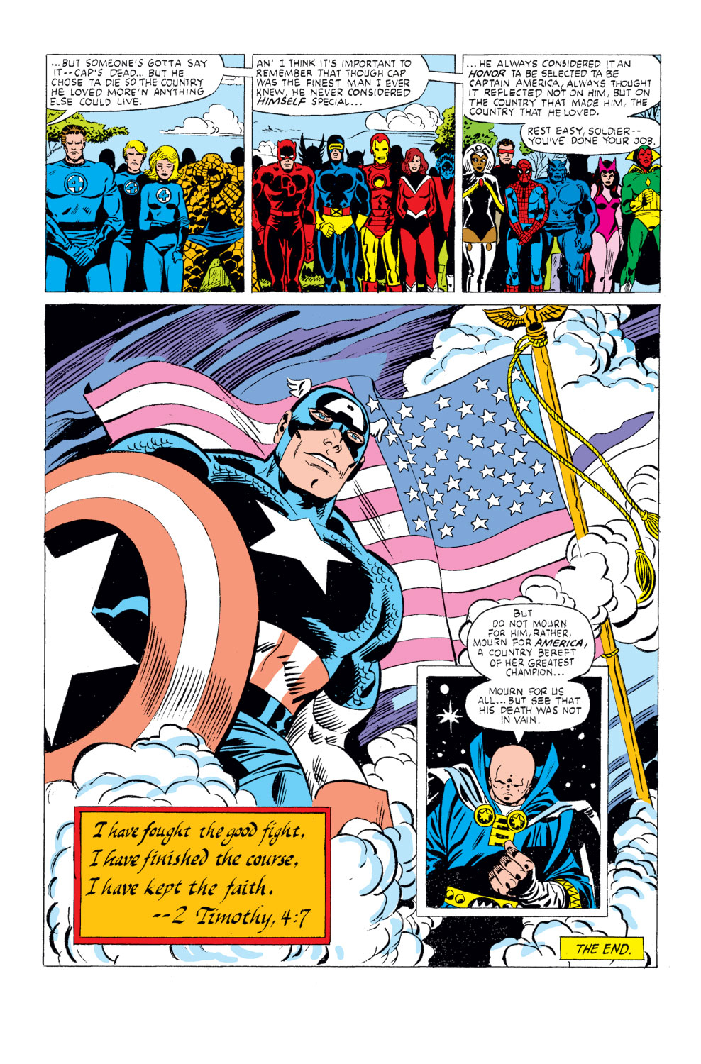 What If? (1977) issue 26 - Captain America had been elected president - Page 21