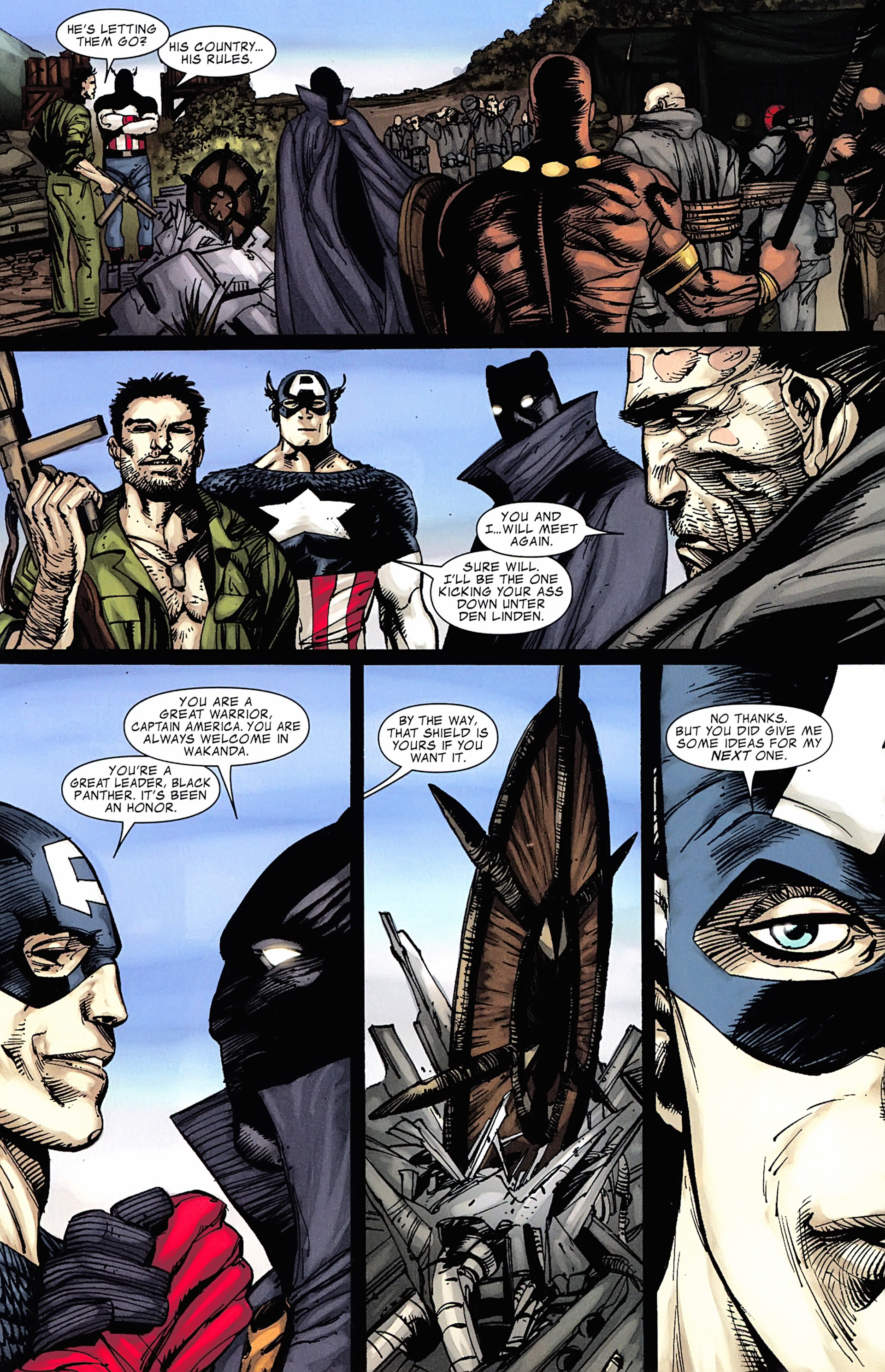 Read online Black Panther/Captain America: Flags Of Our Fathers comic -  Issue #4 - 20