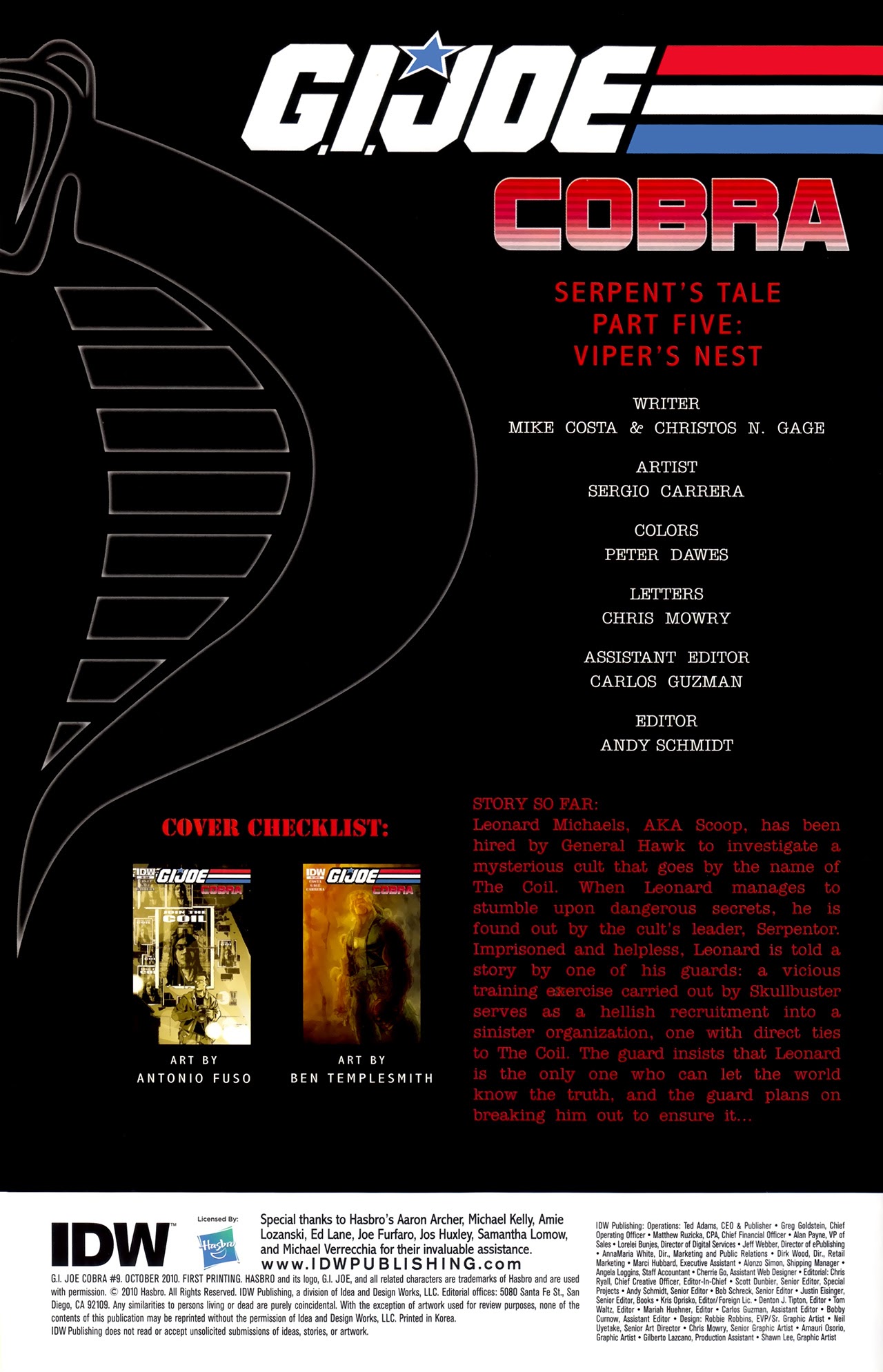 G.I. Joe Cobra (2010) Issue #9 #9 - English 2