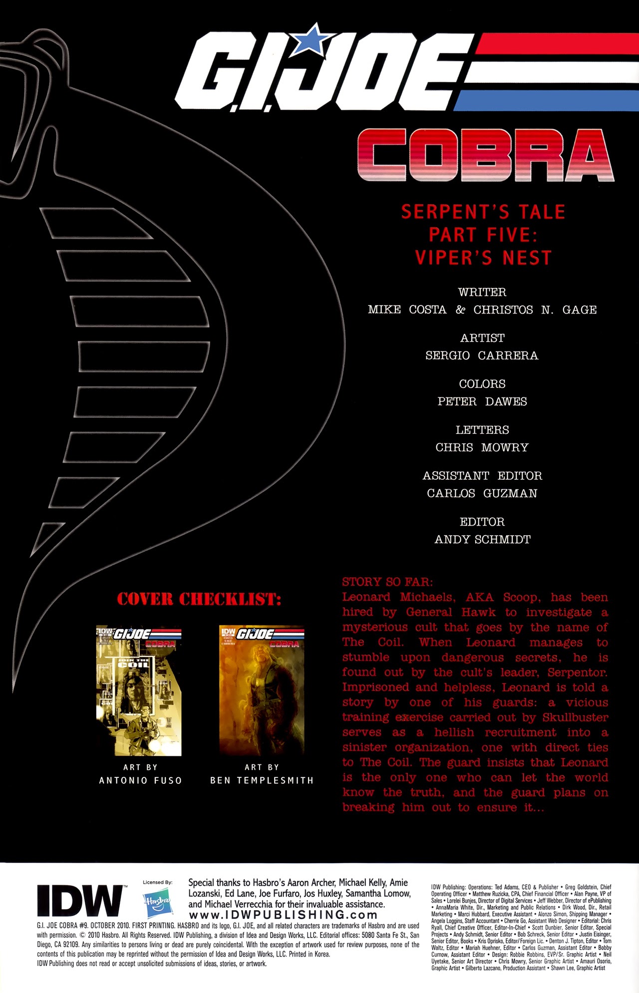 Read online G.I. Joe Cobra (2010) comic -  Issue #9 - 2